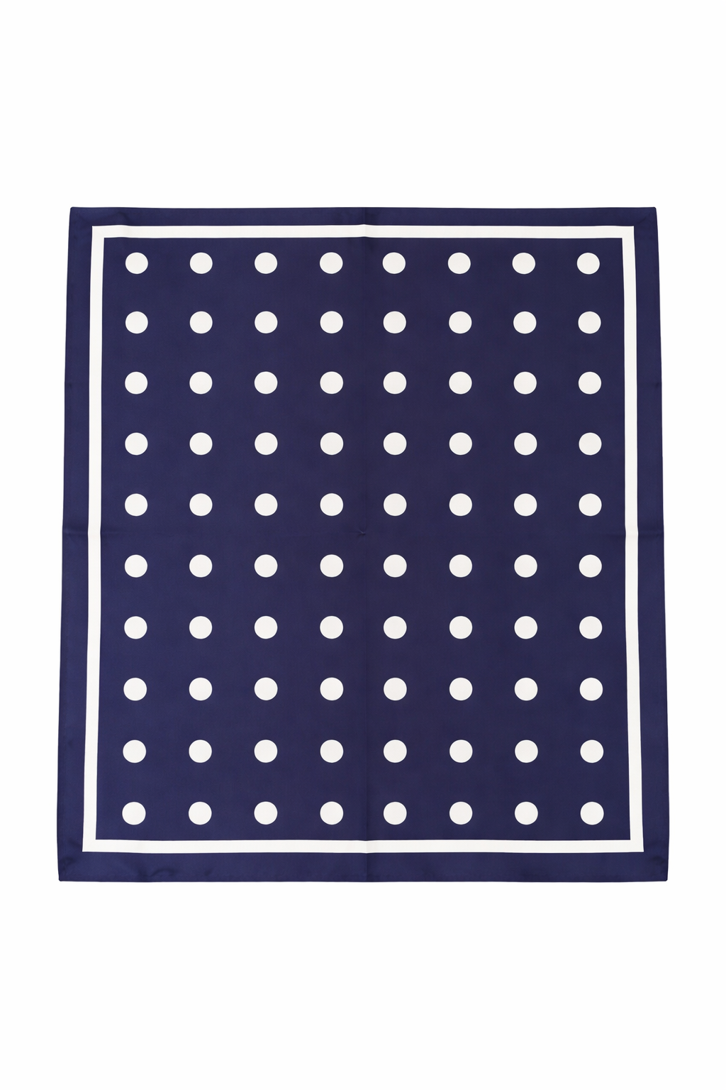 blauw sjaalje met stippen