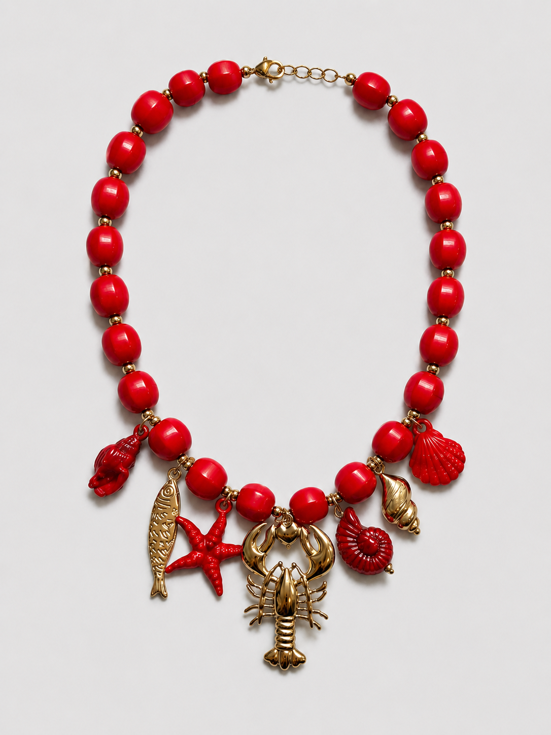 sealife ketting rood