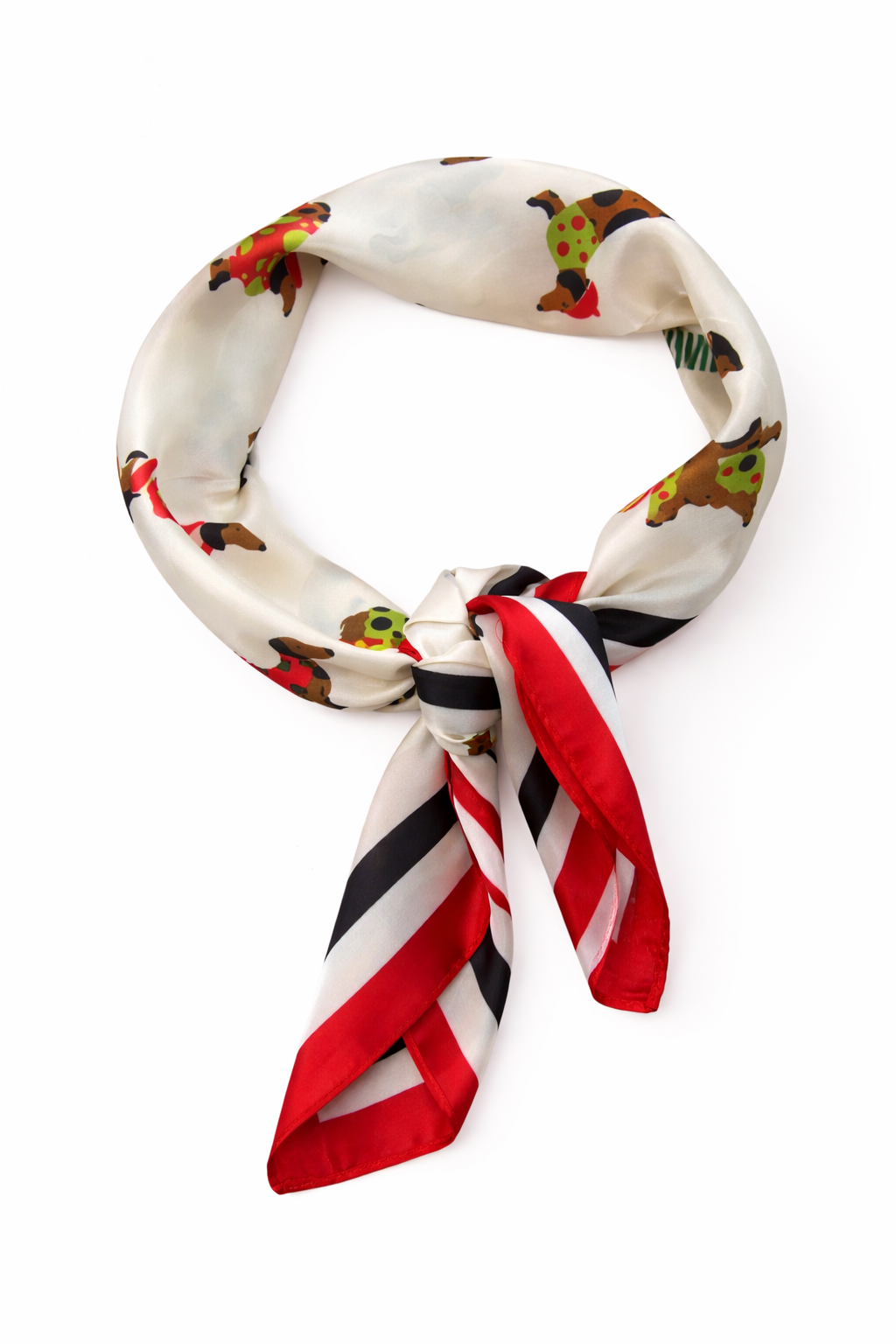 teckel sjaaltje rood