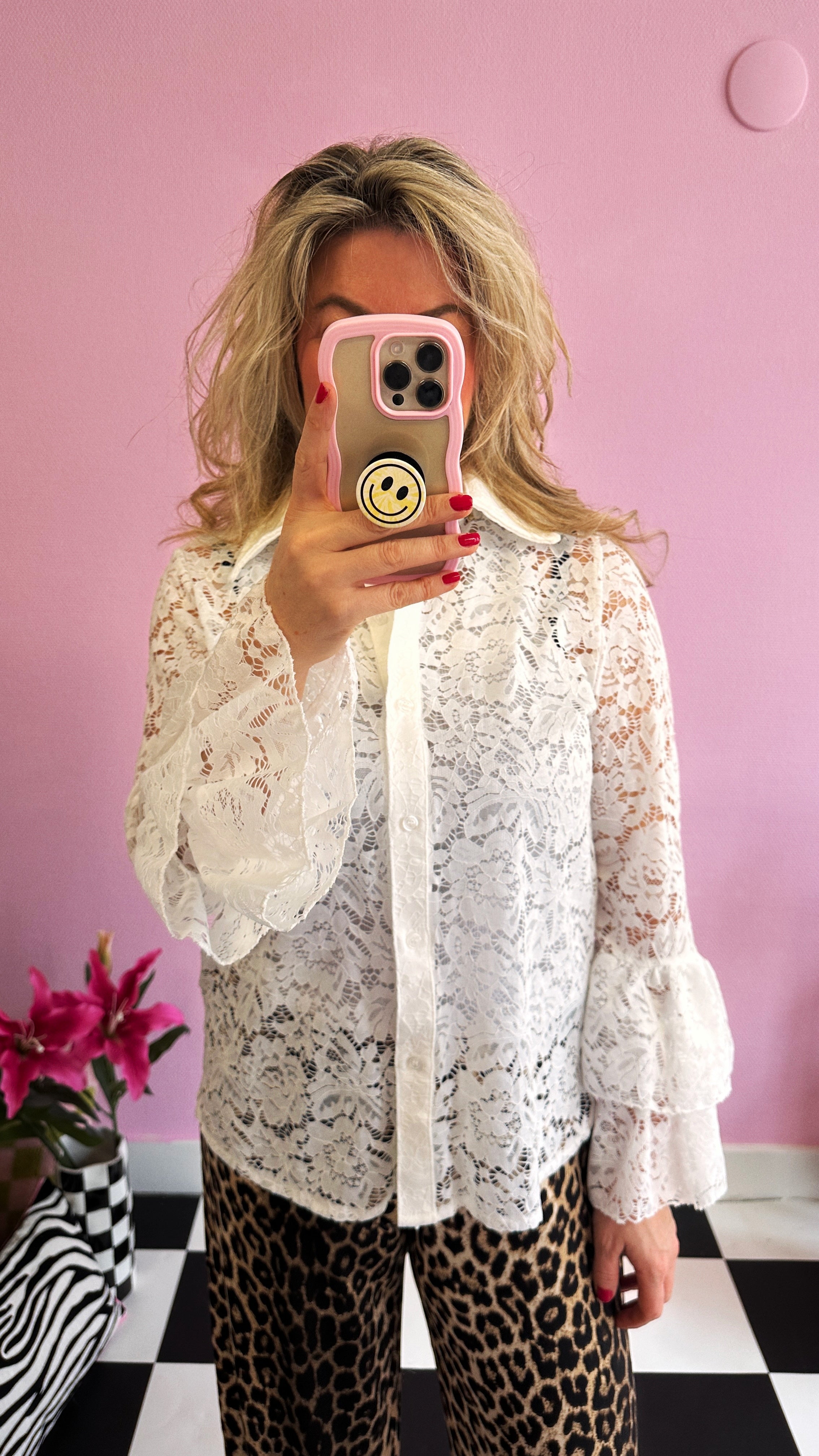 LACE BLOUSE WIT