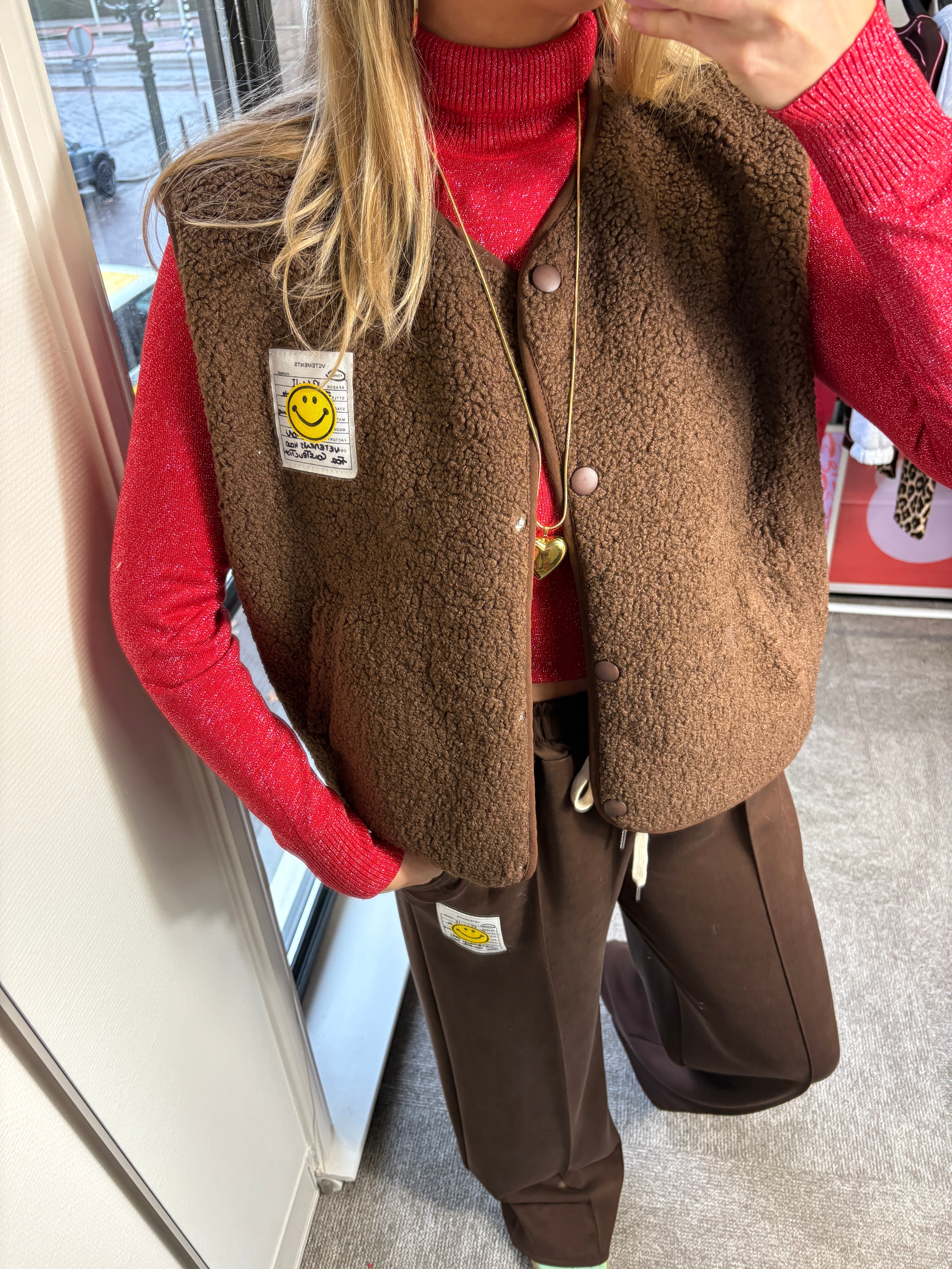 ROOD GLITTER KOLLETJE