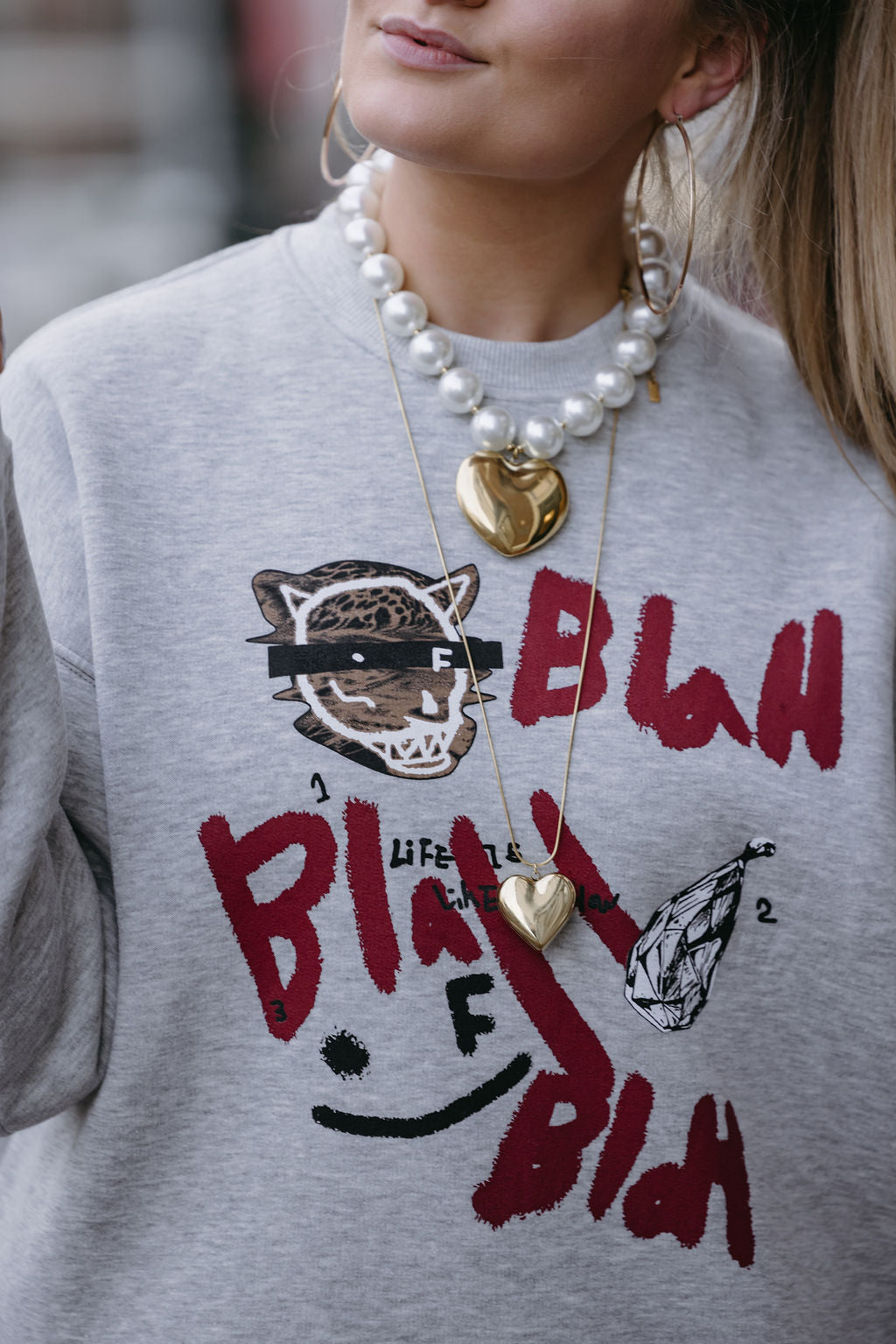 LIZET TIGER GRIJZE TRUI