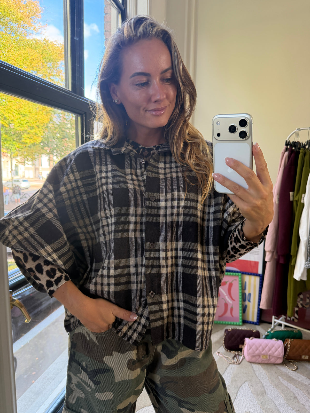 KIM RUITJES BLOUSE MET ZWART