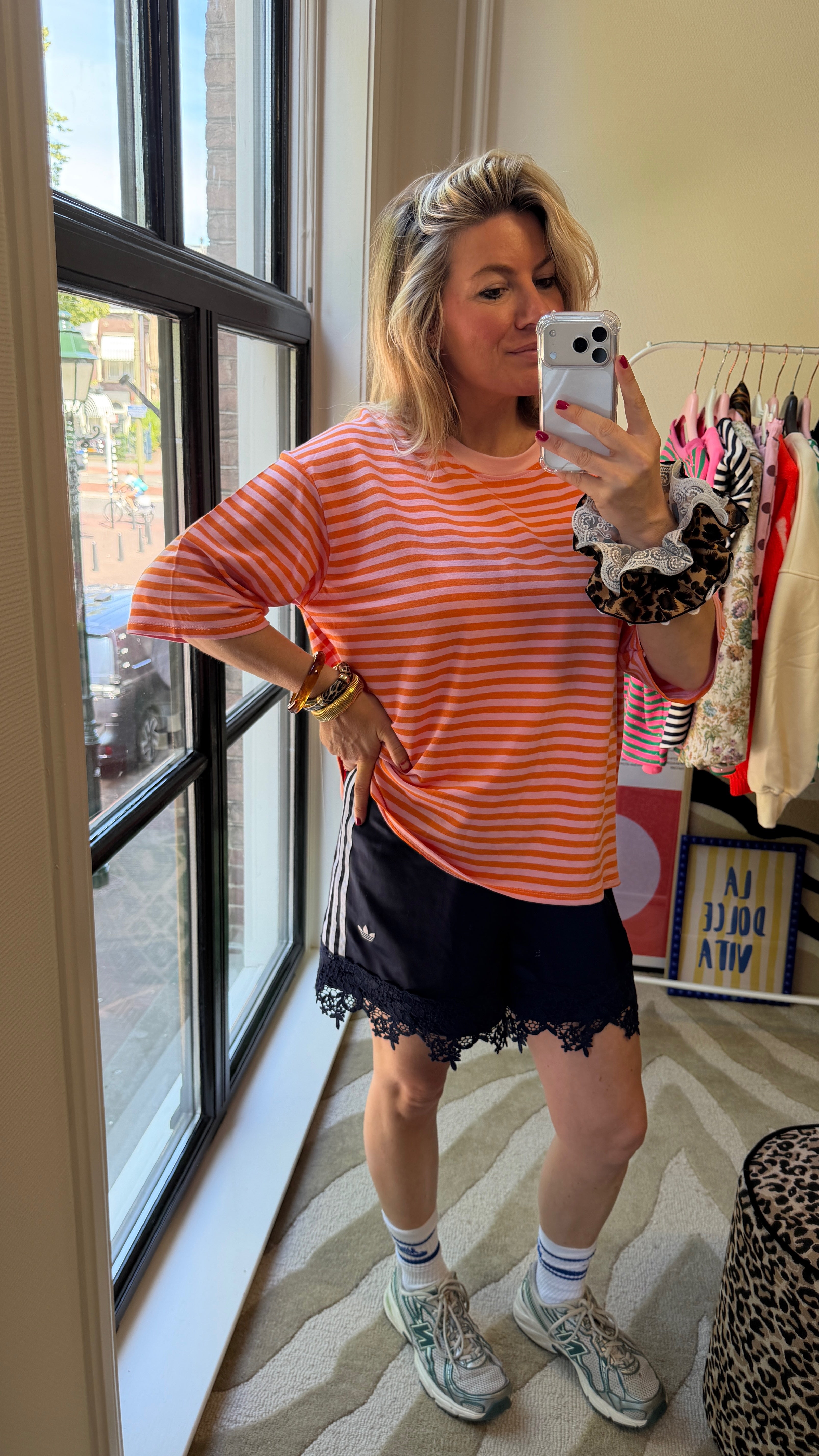 MIKKI ORANJE ROZE SHIRT