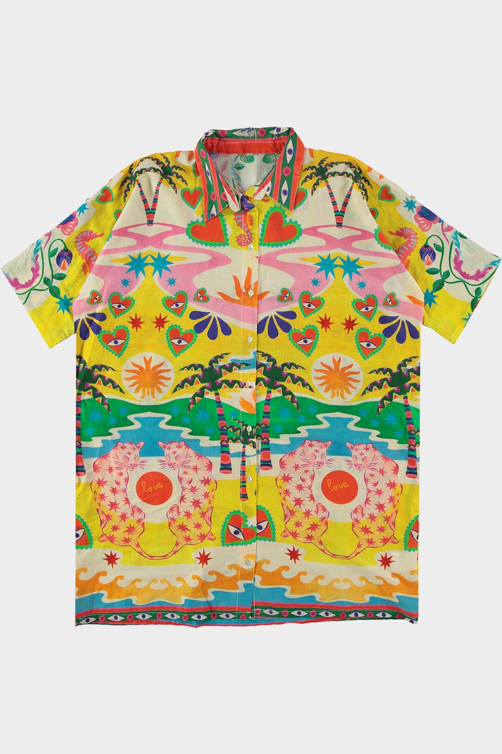 PRINT TUNIEK MET PANTERS