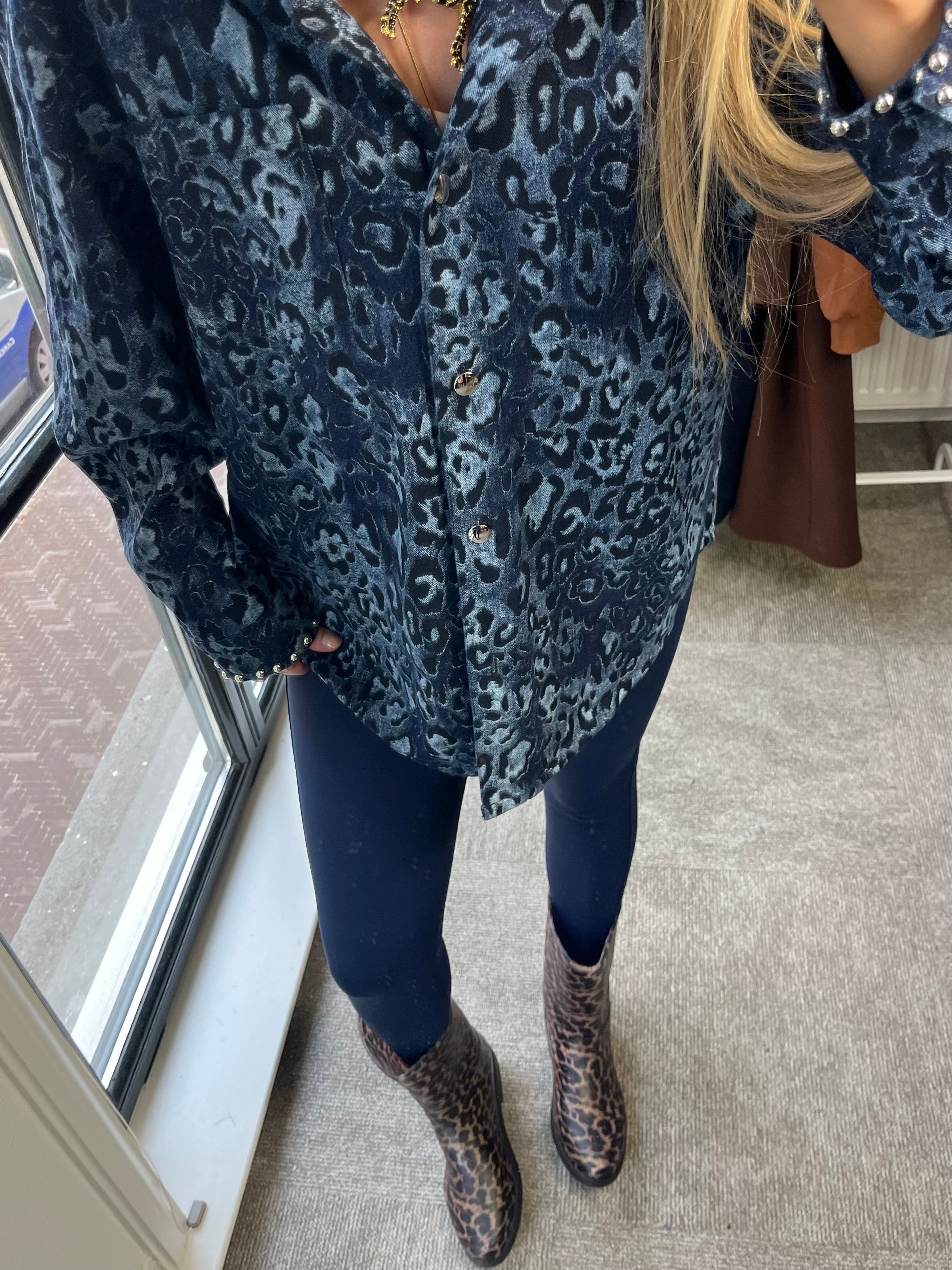YIBBY LEGGING DONKERBLAUW