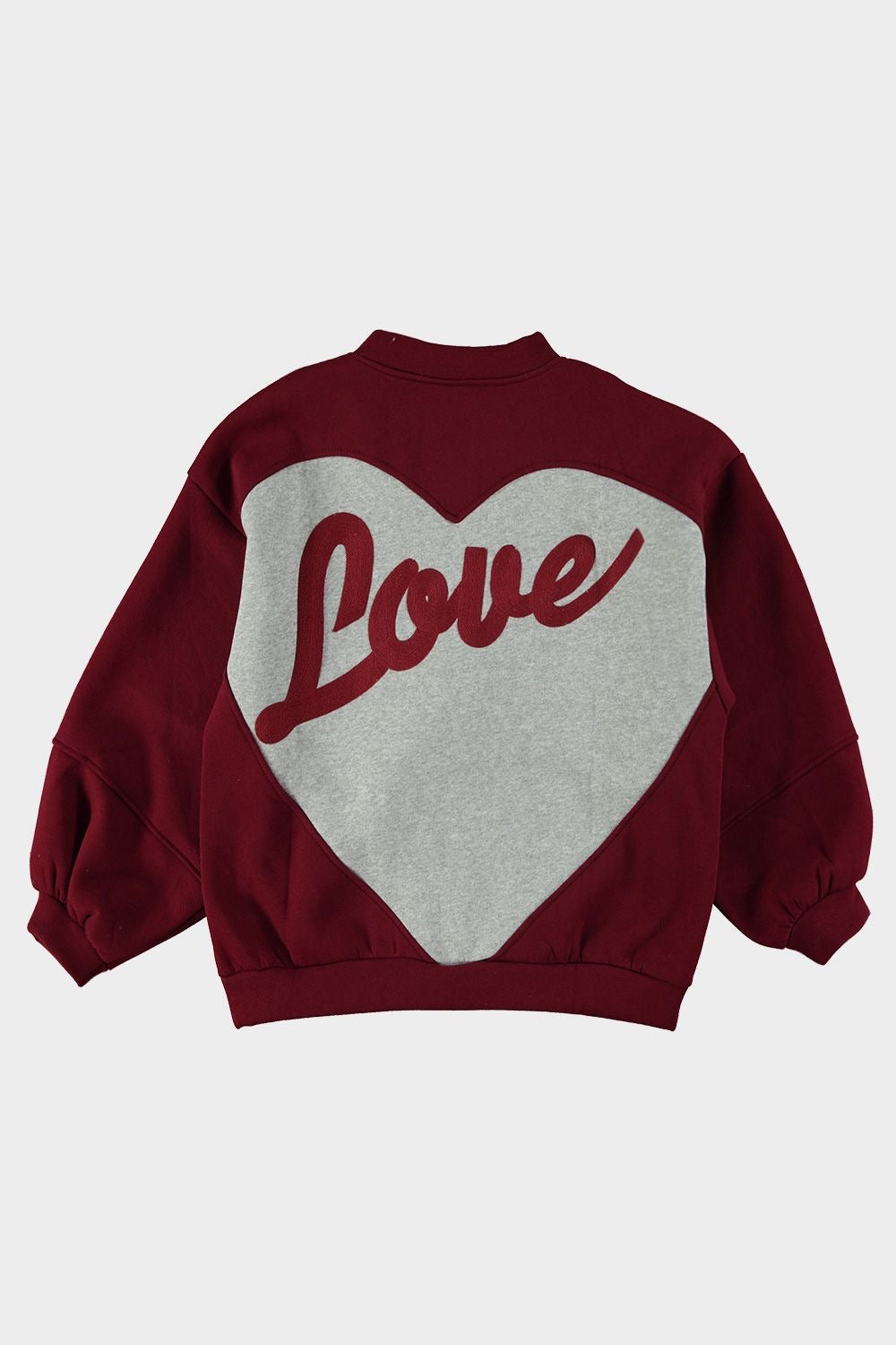 LOVE BOMBER VEST| BORDEAUX ROOD