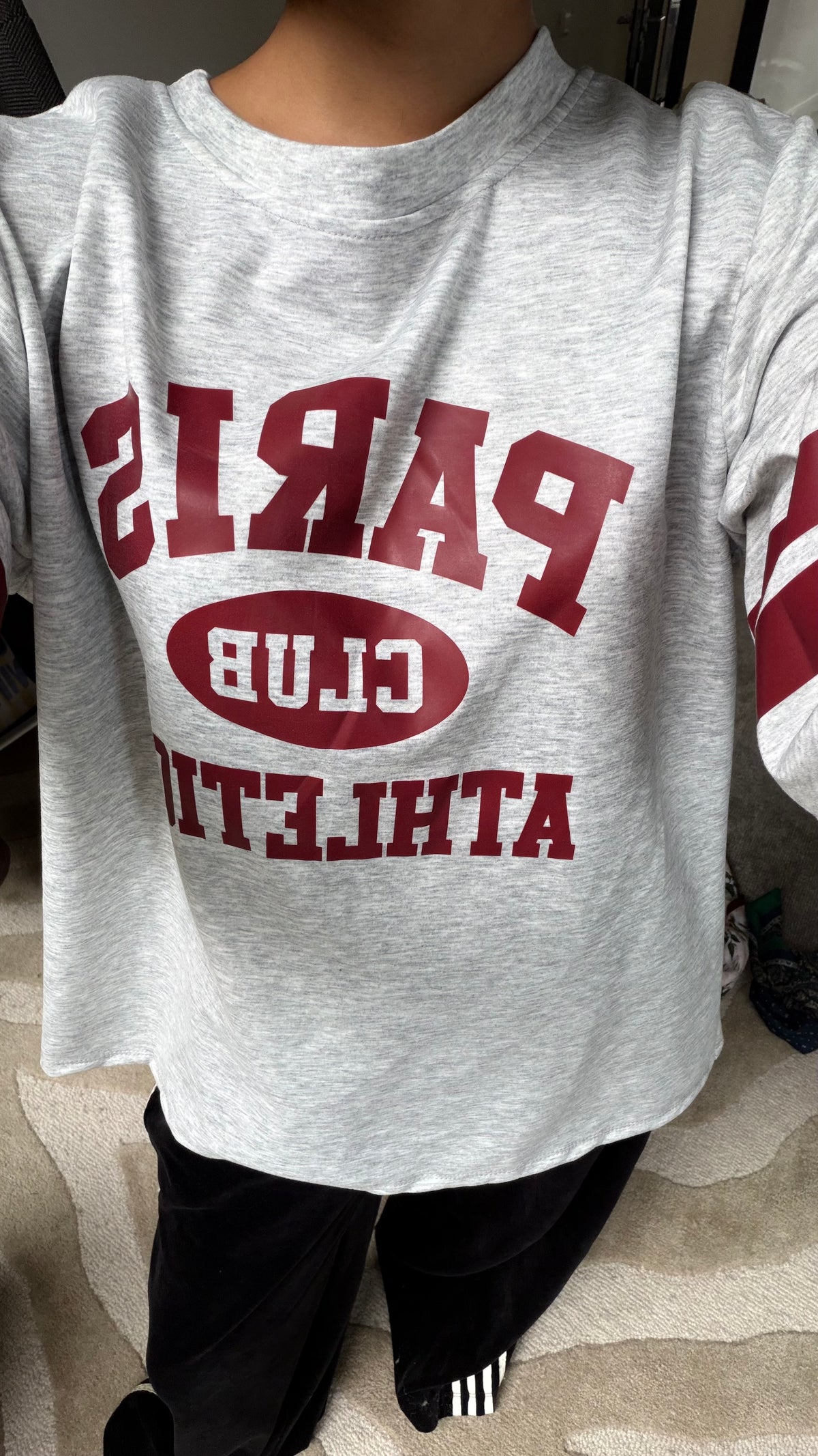 PARIS CLUB SWEATER GRIJS