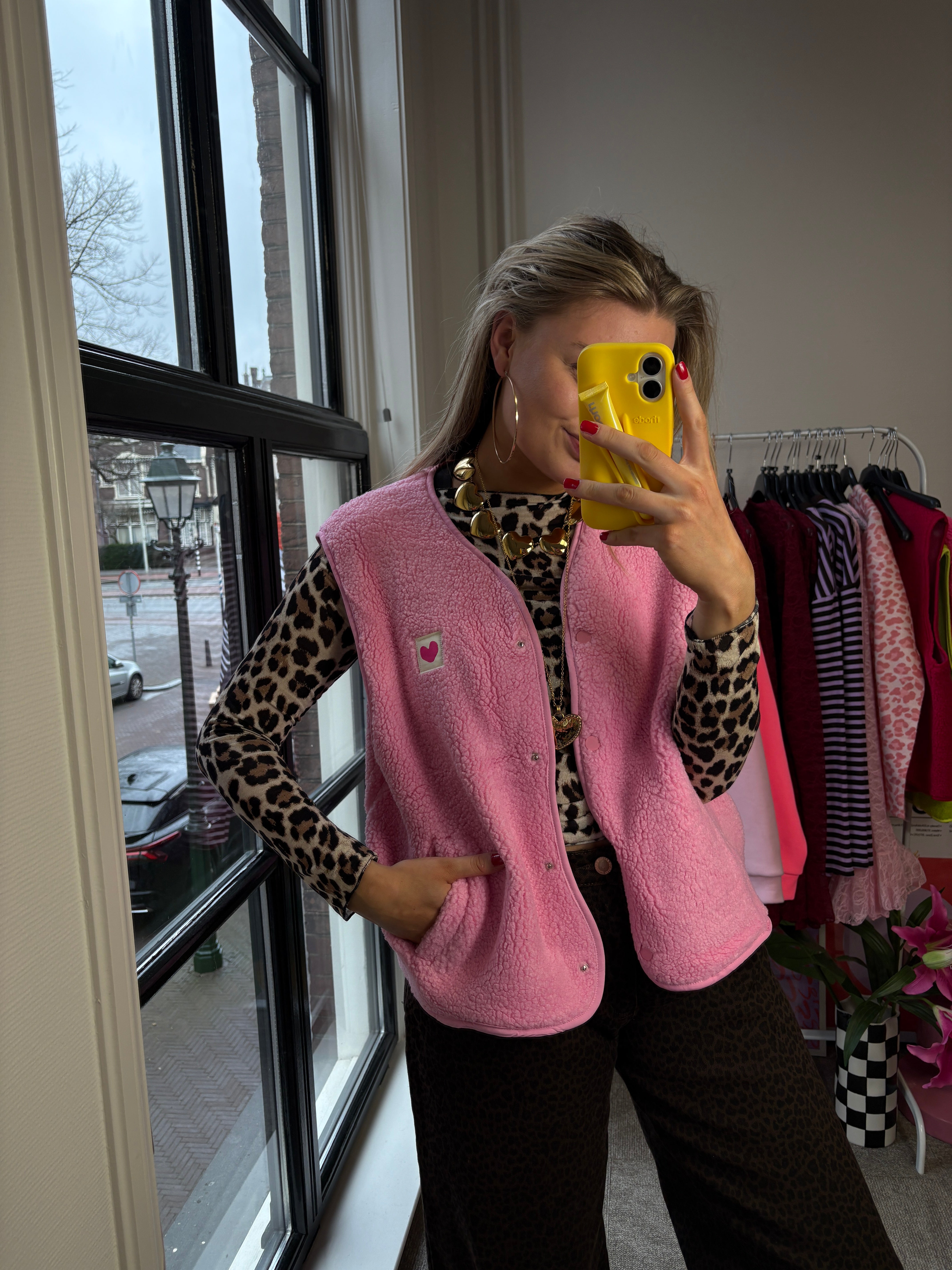 MUSTHAVE PANTER TOP BEIGE