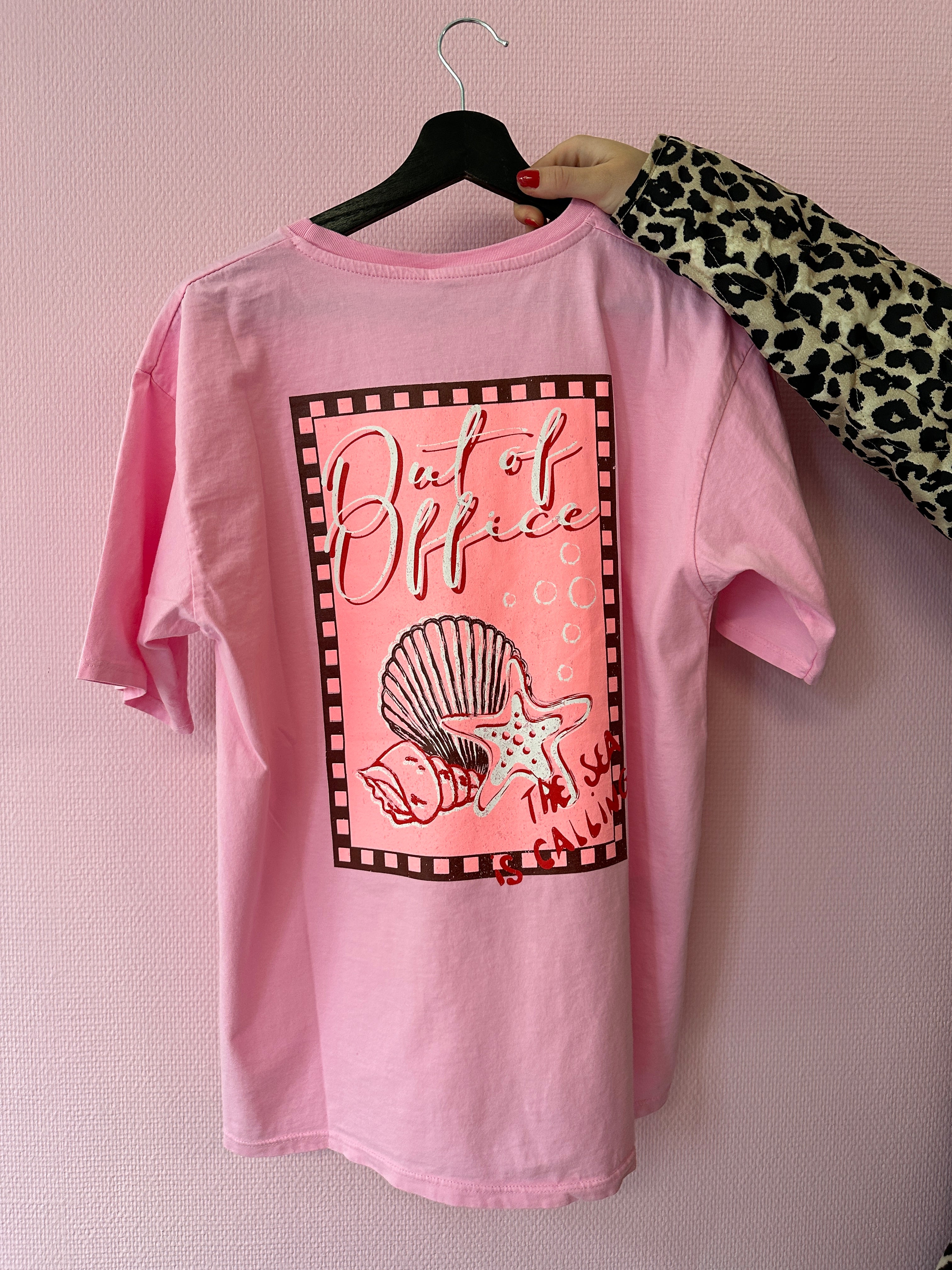 SHIRT ROZE OUT OF OFFICE
