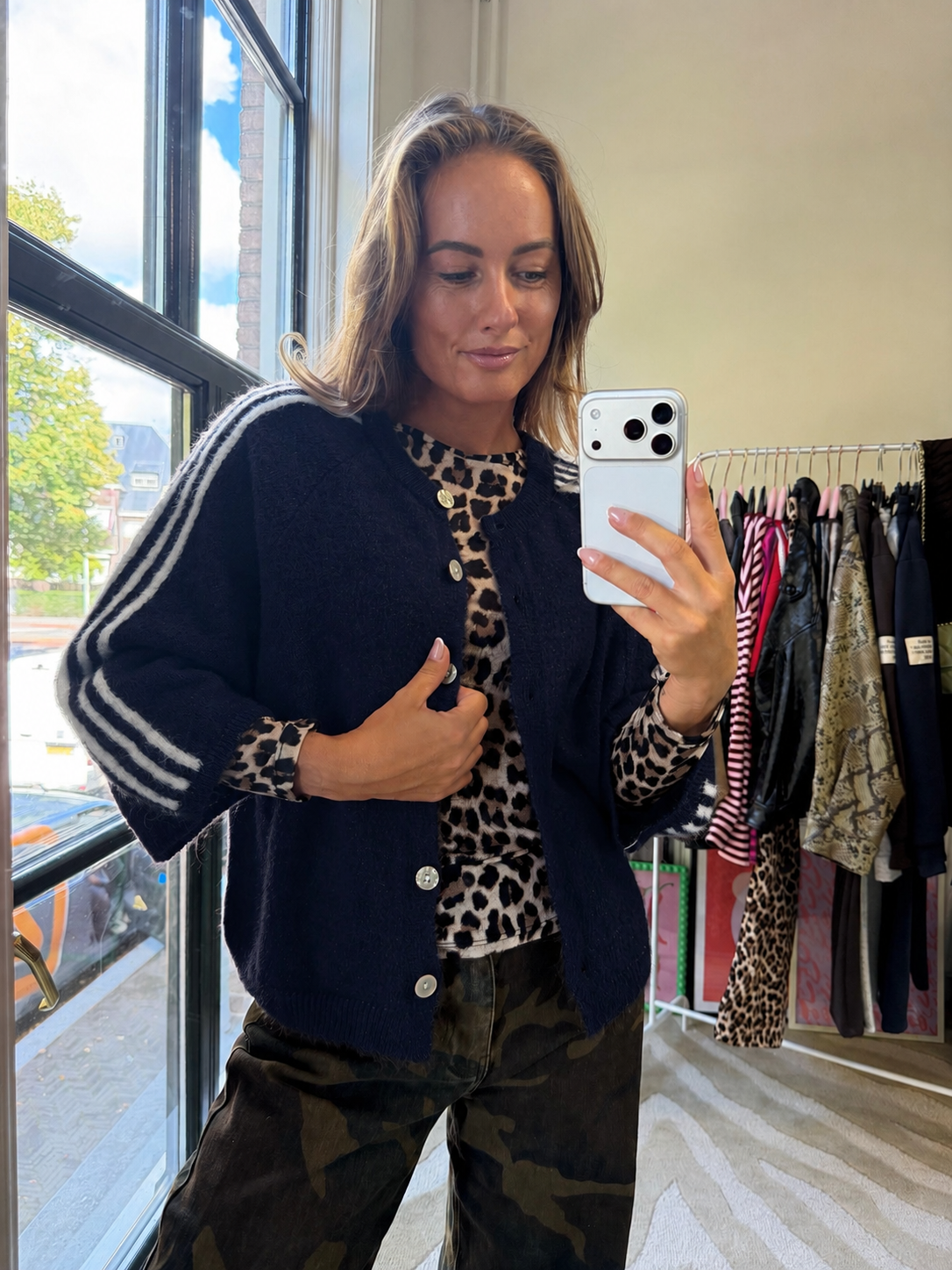LIZ VESTJE DONKERBLAUW
