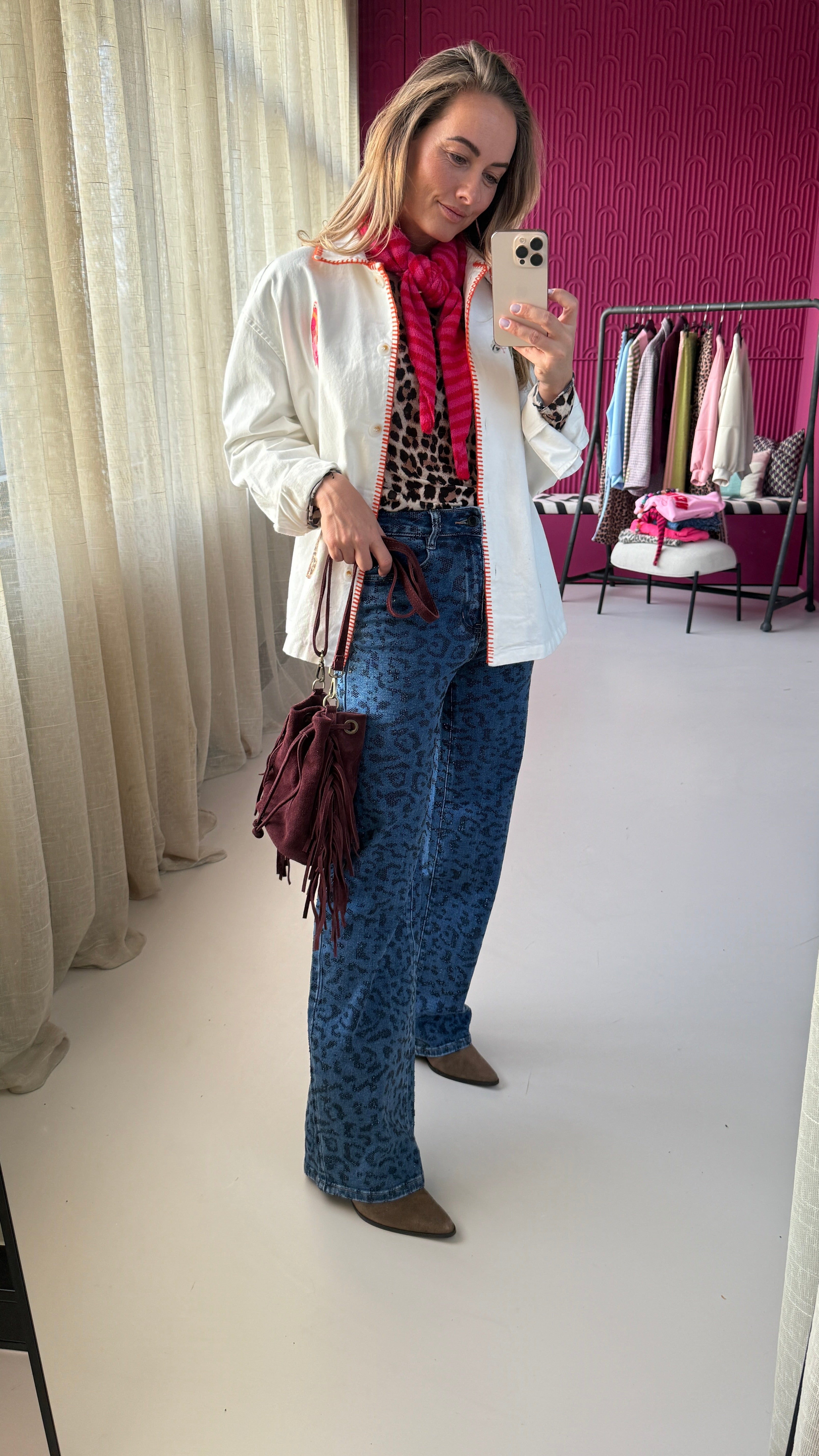 ANNEMOON PANTER JEANS STRASS