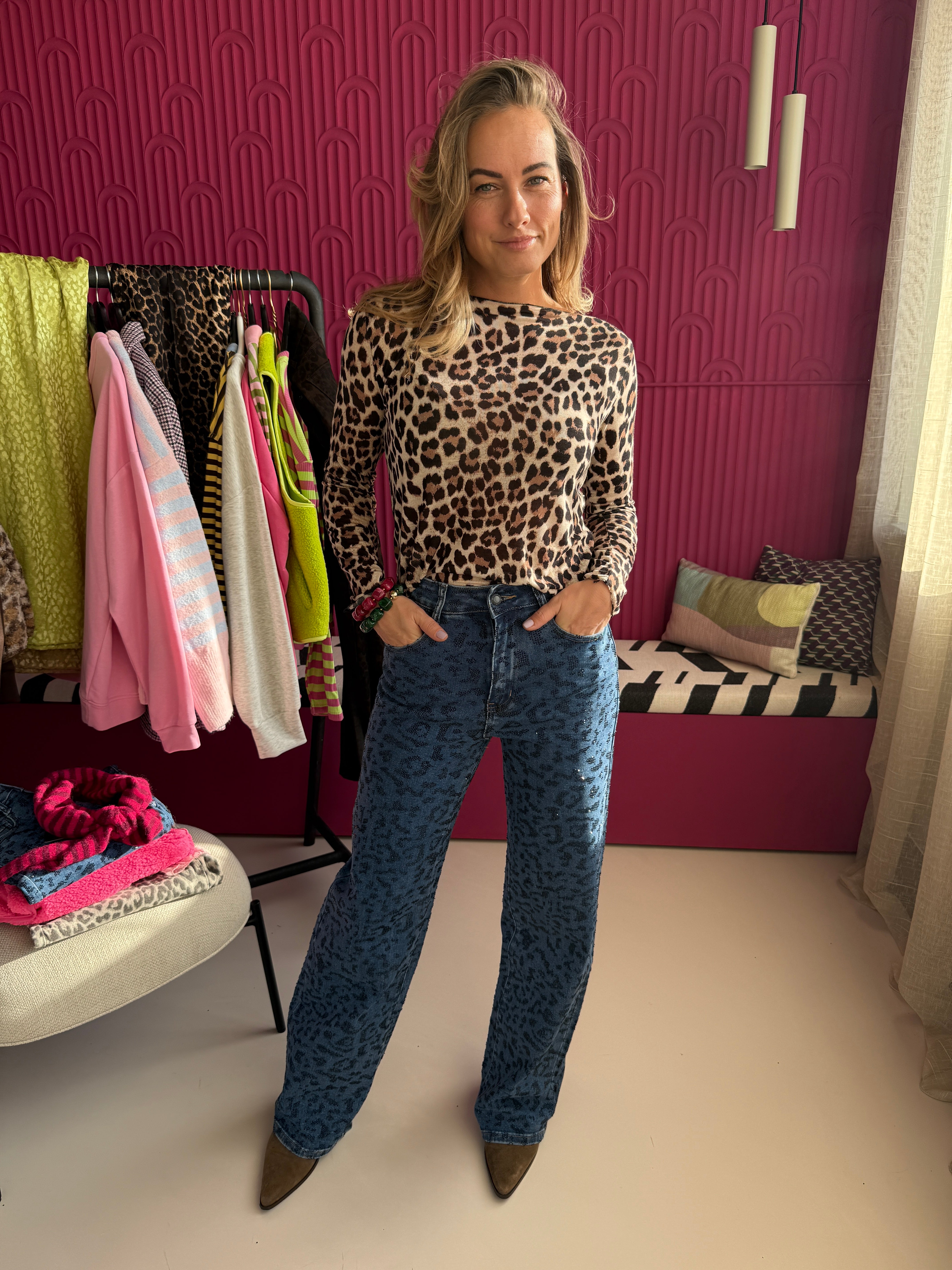 ANNEMOON PANTER JEANS STRASS