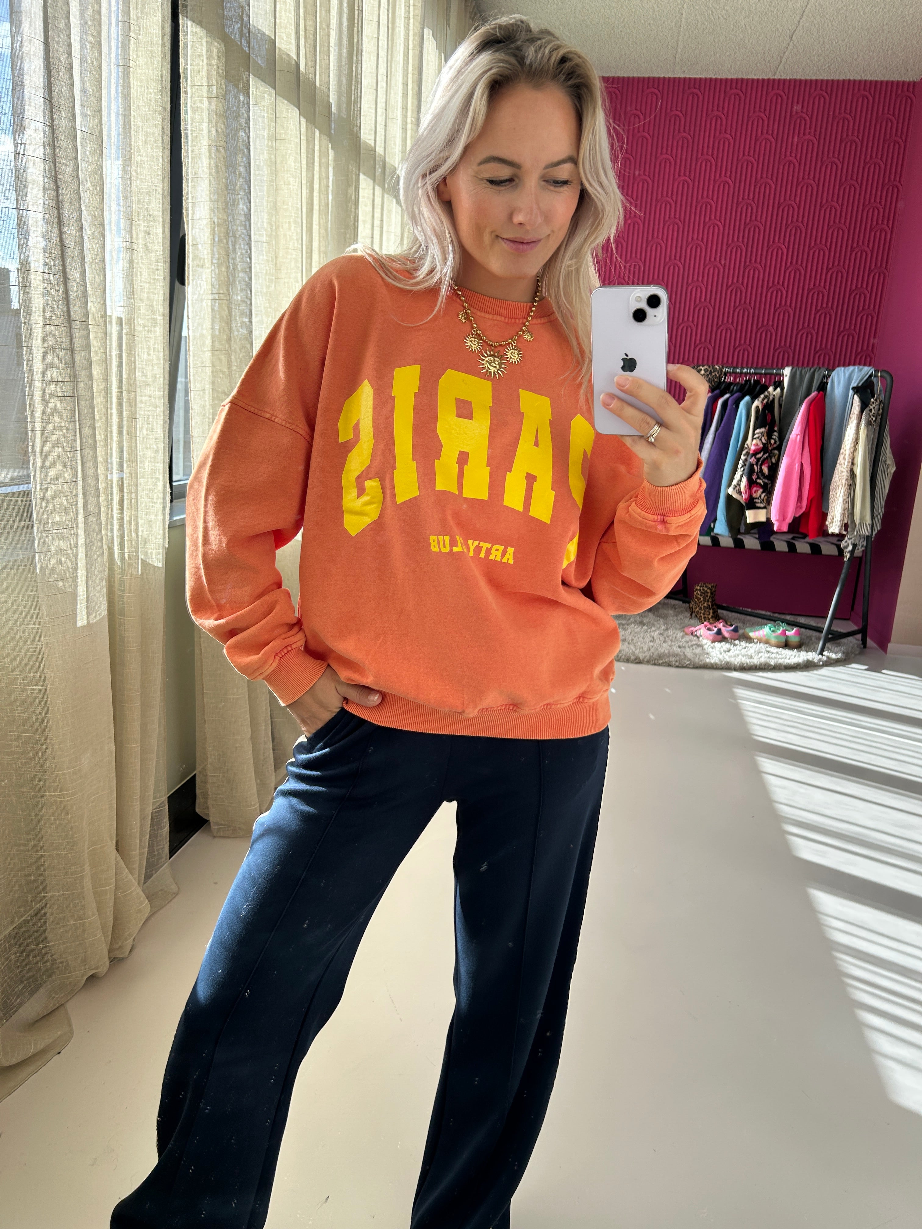 PARIS ORANJE SWEATER