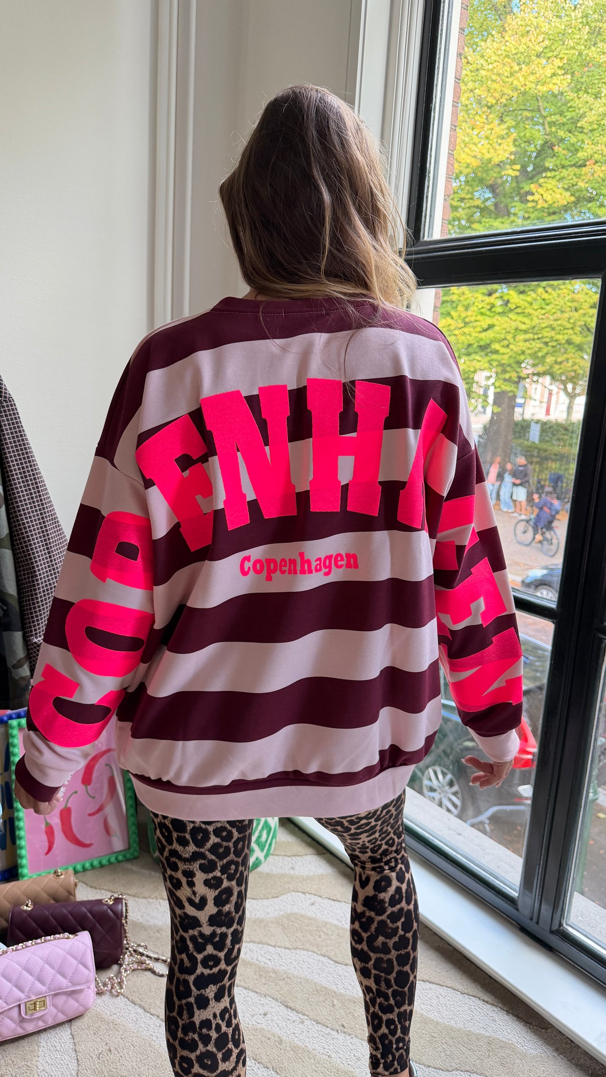 BURGUNDY ROZE CPH SWEATER