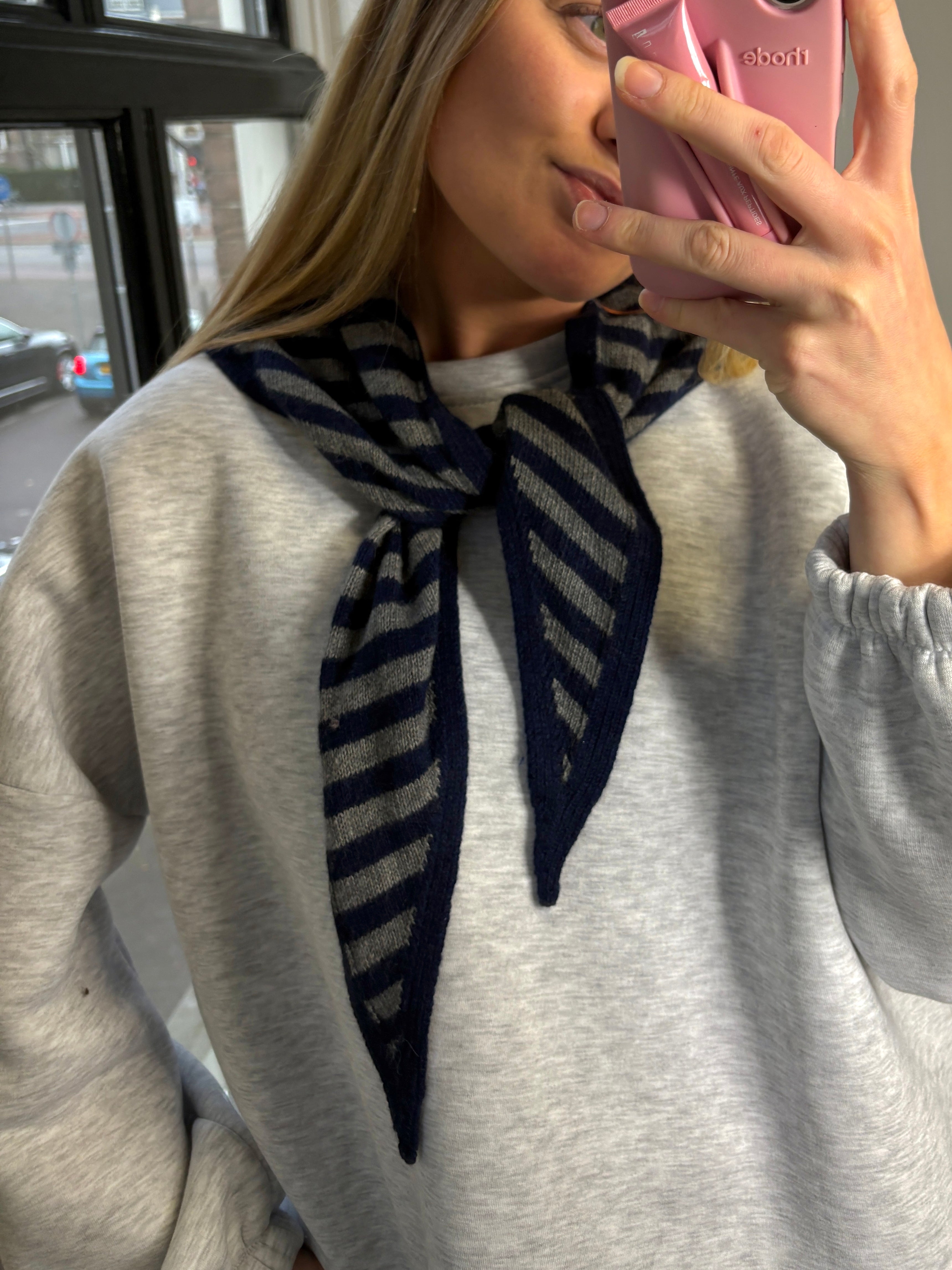 MUSTHAVE SJAALTJE BLAUW/GRIJS