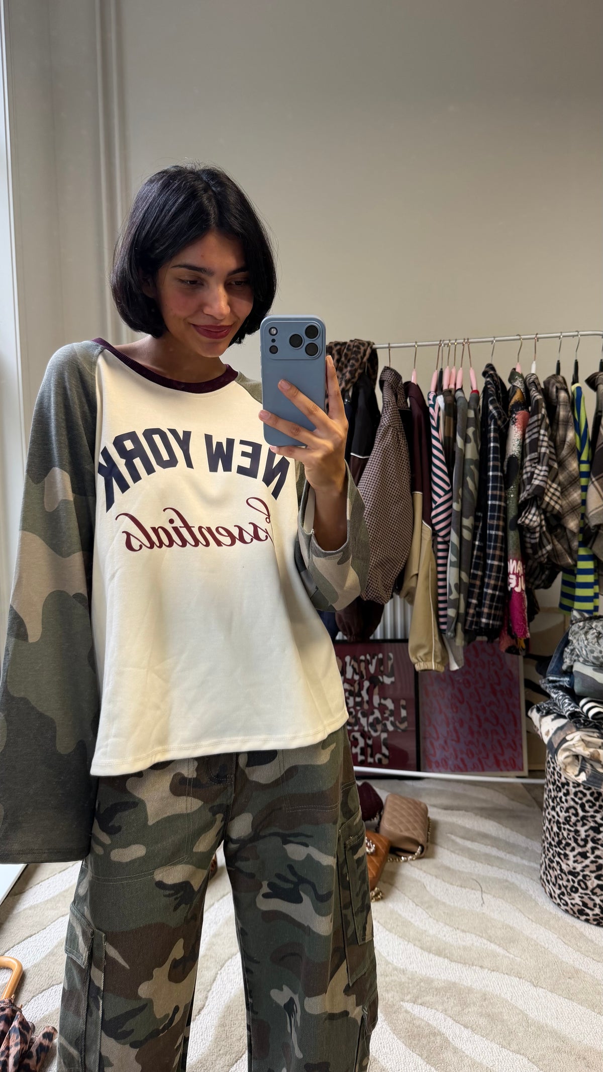 NEW YORK ARMY LONGSLEEVE BURGUNDY