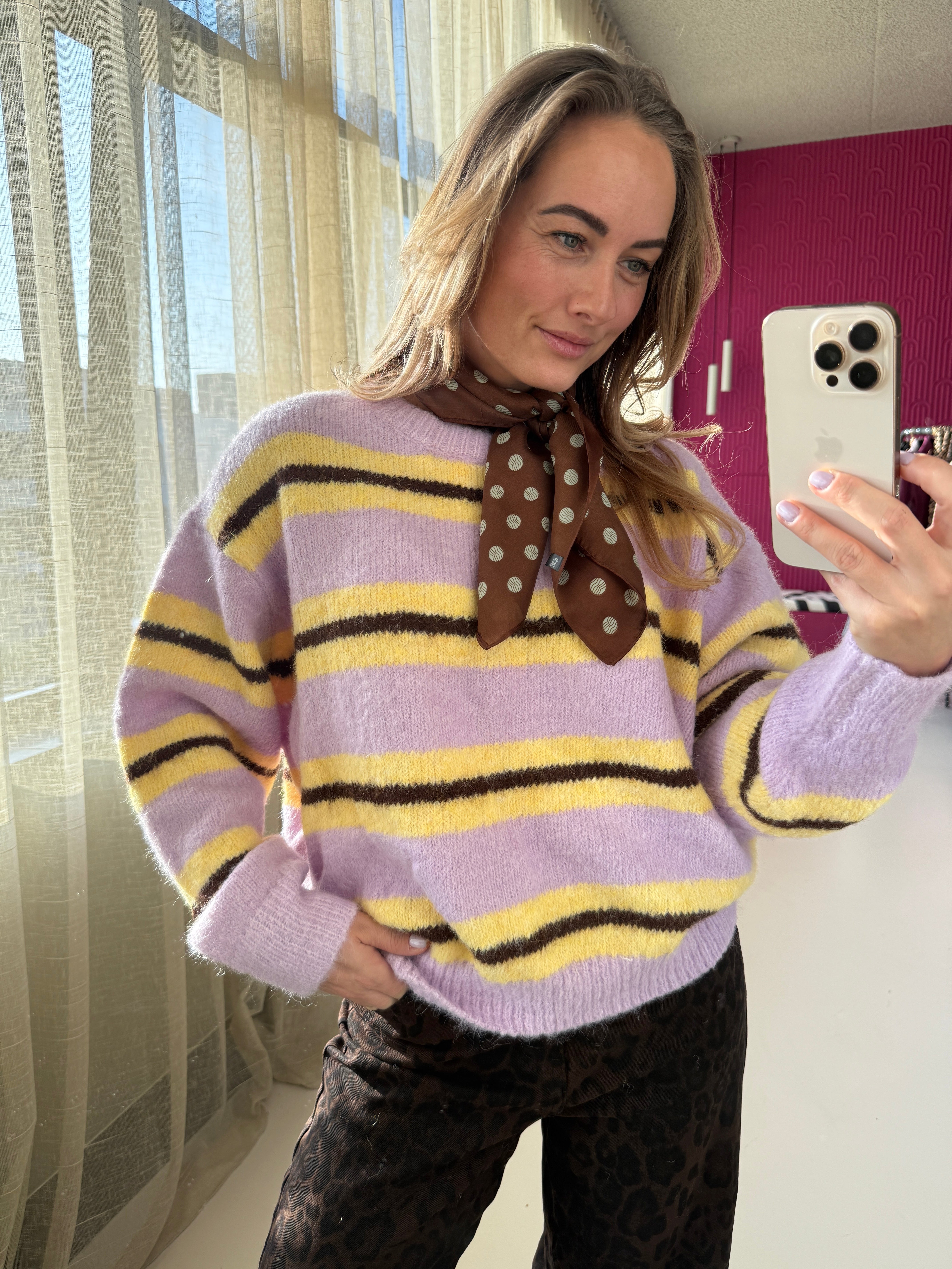 DONKERBRUINE PANTERJEANS NOOR