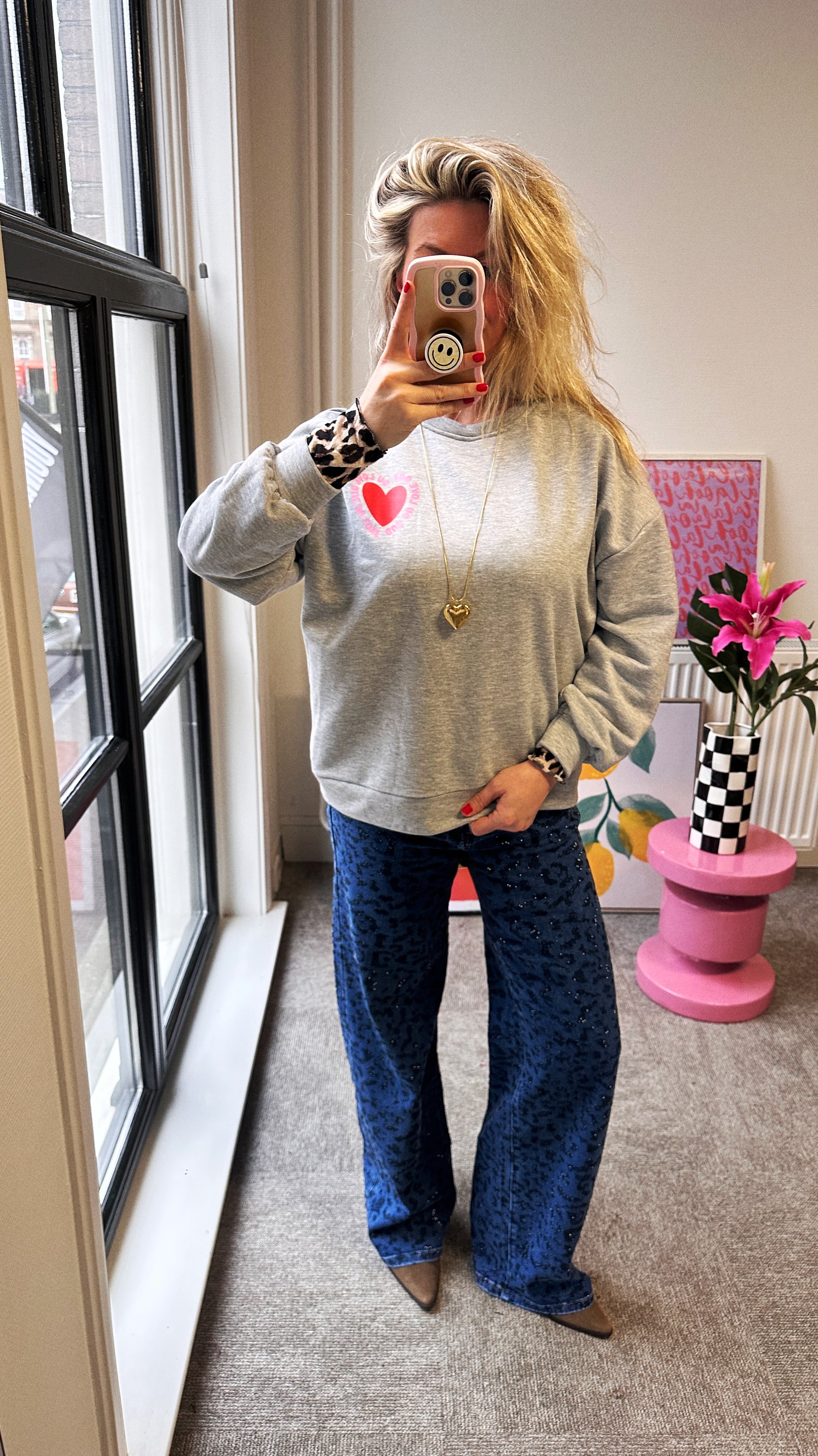 MAE MUSTHAVE SWEATER GRIJS