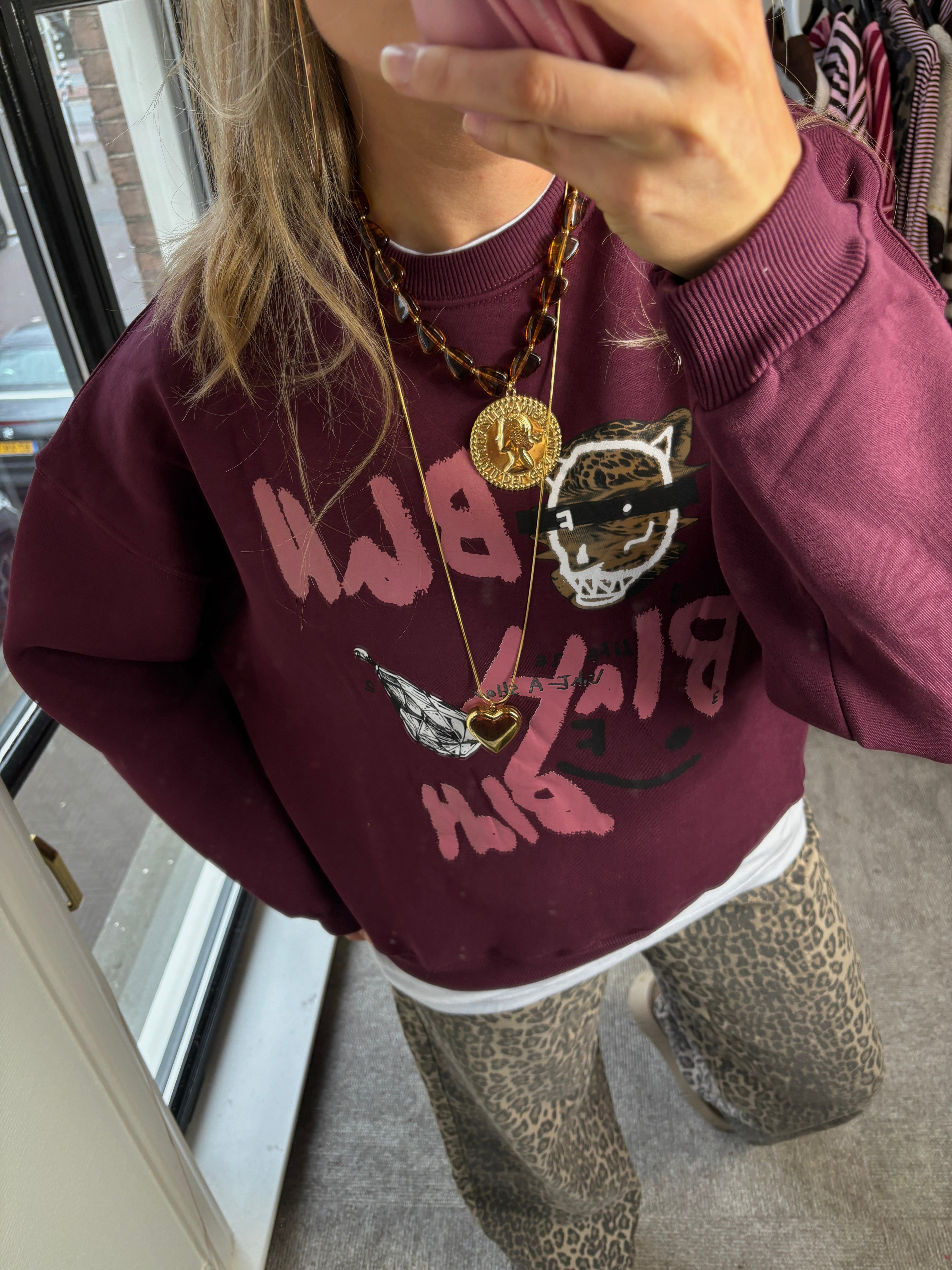 LIZET TIGER BORDEAUX TRUI