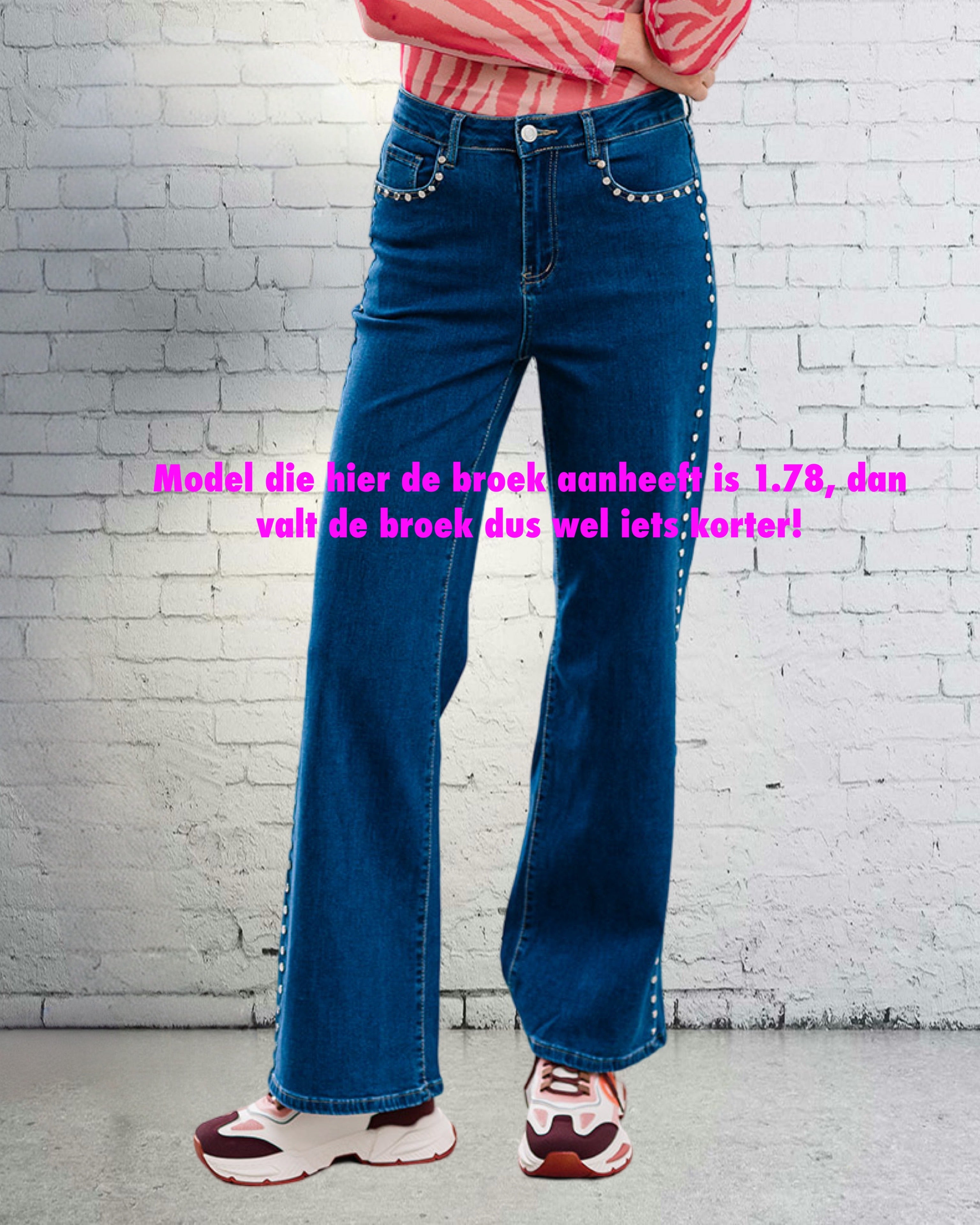 MUSTHAVE JEANS MET STUDS