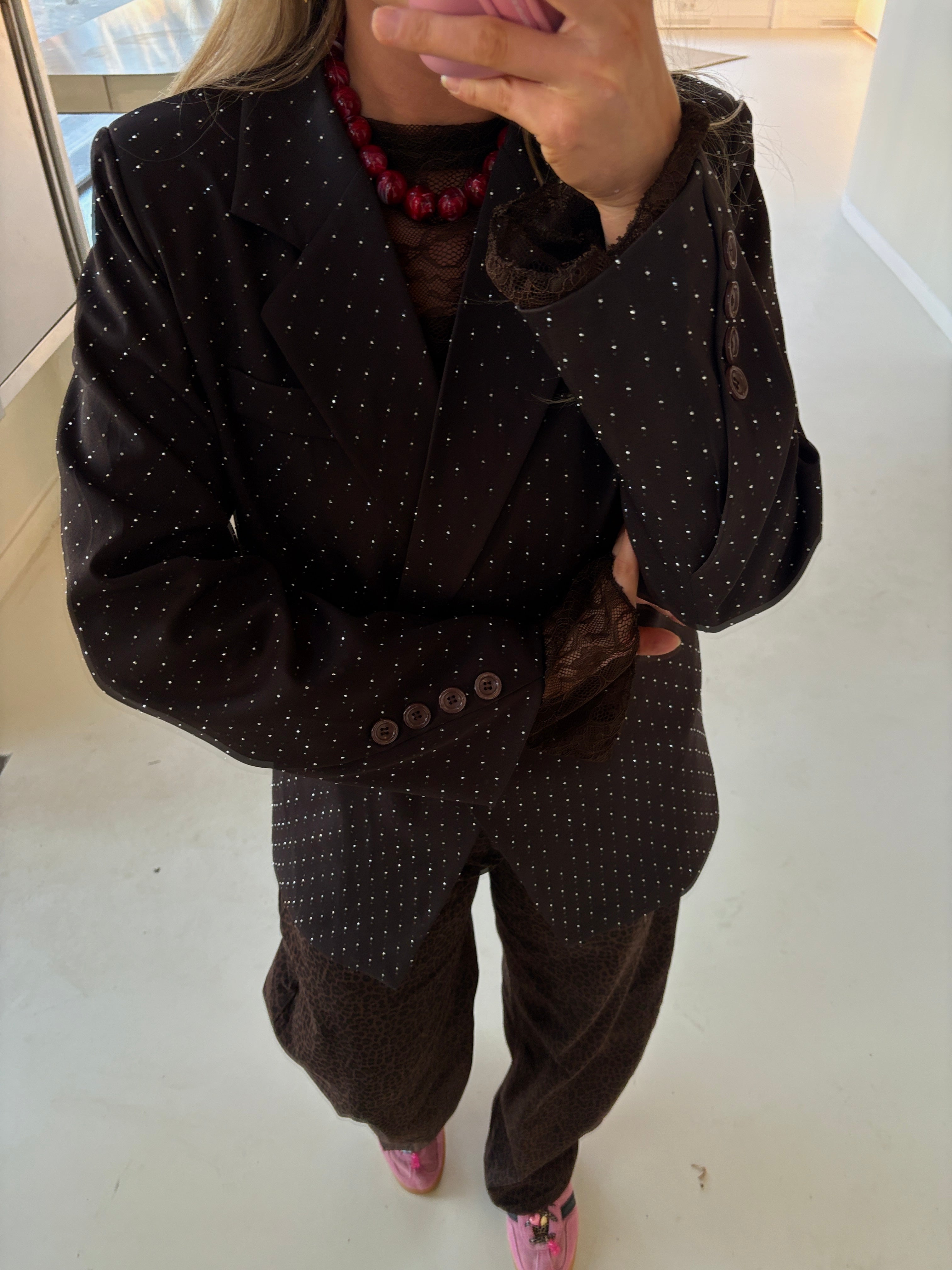 GLITTER BLAZER BRUIN