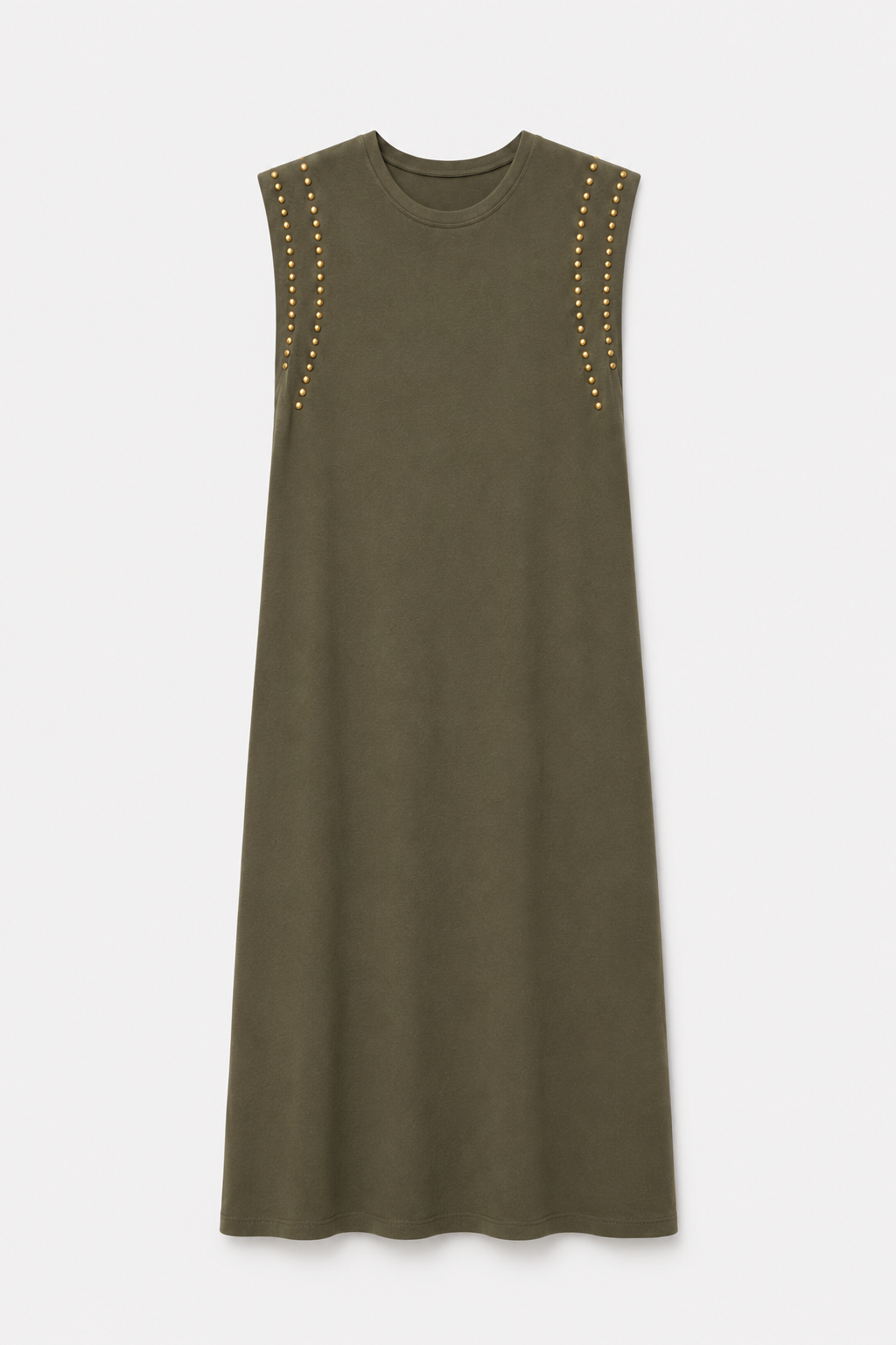 KIKI JURK MET STUDS GROEN