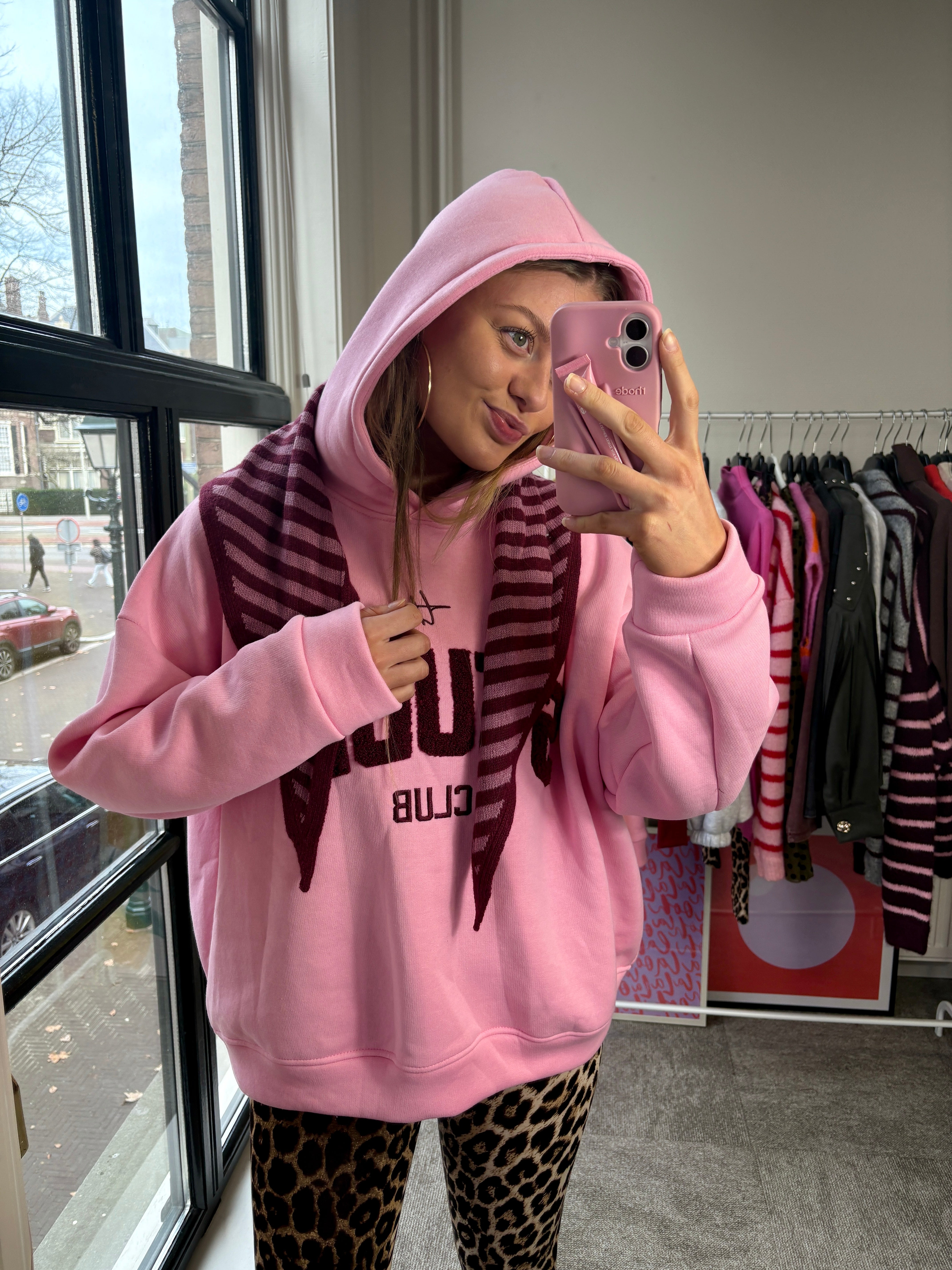 STUDIO HOODIE ROZE