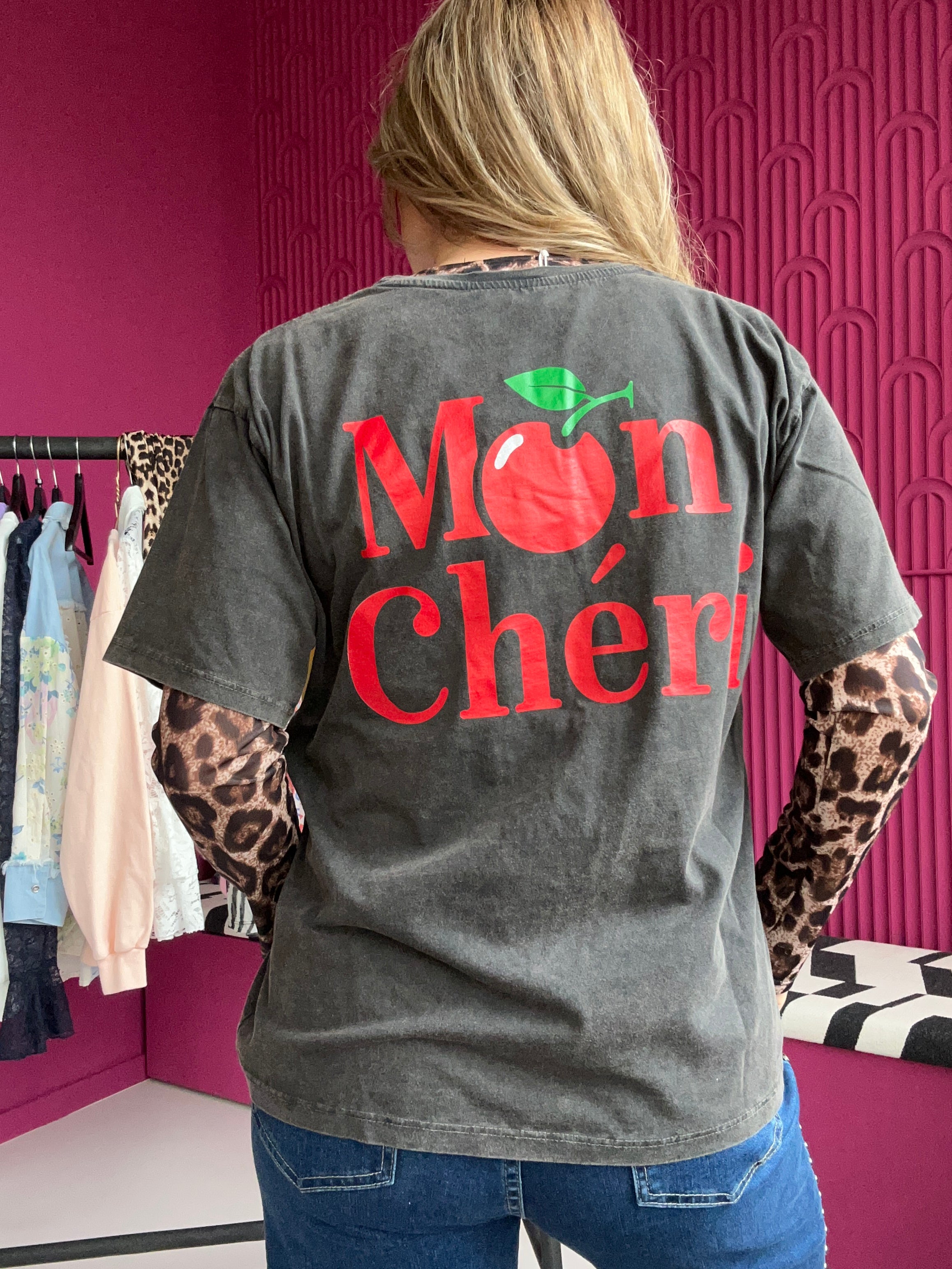 MON CHERI SHIRT ANTRACIET