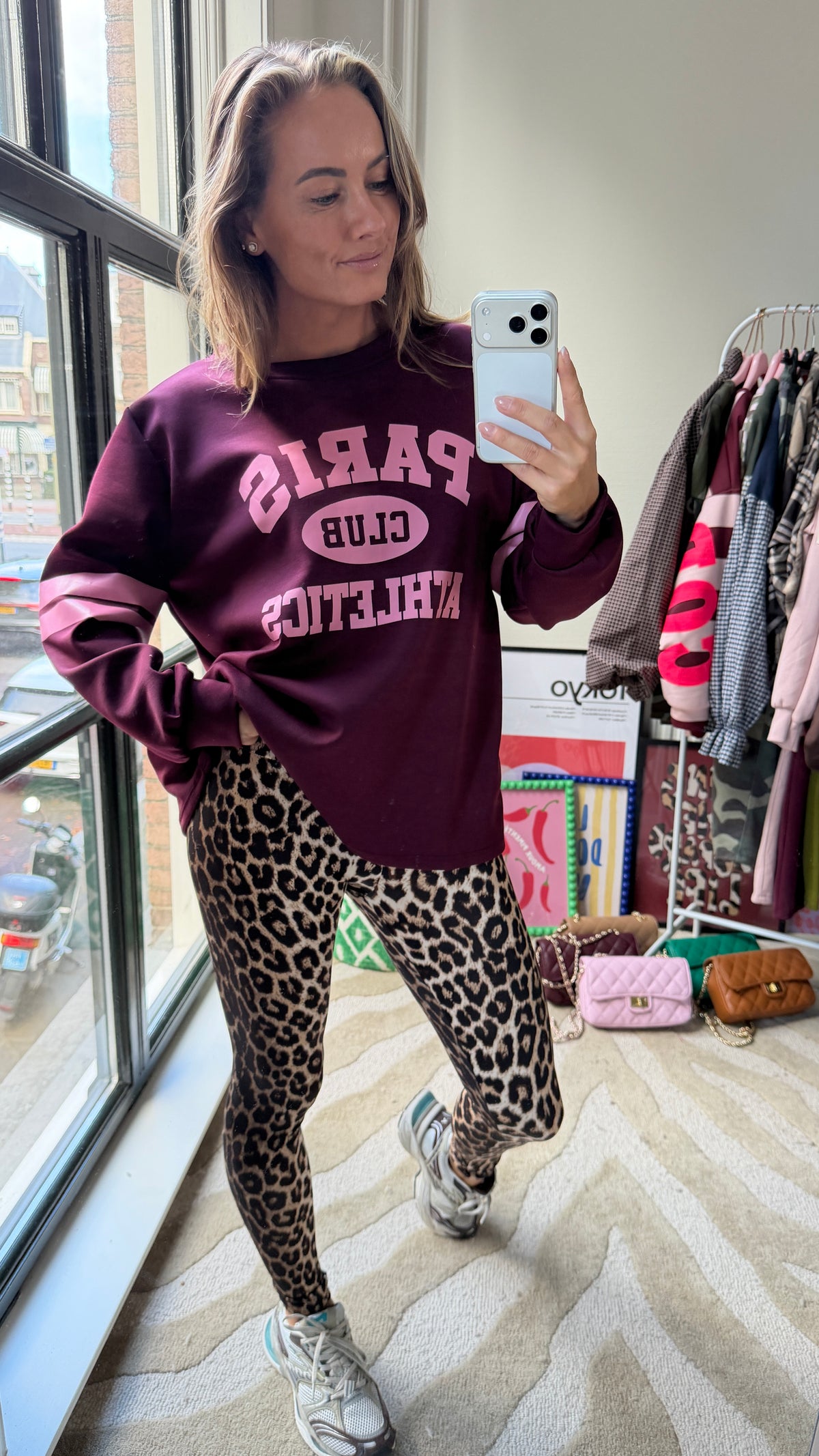 PARIS CLUB SWEATER BURGUNDY