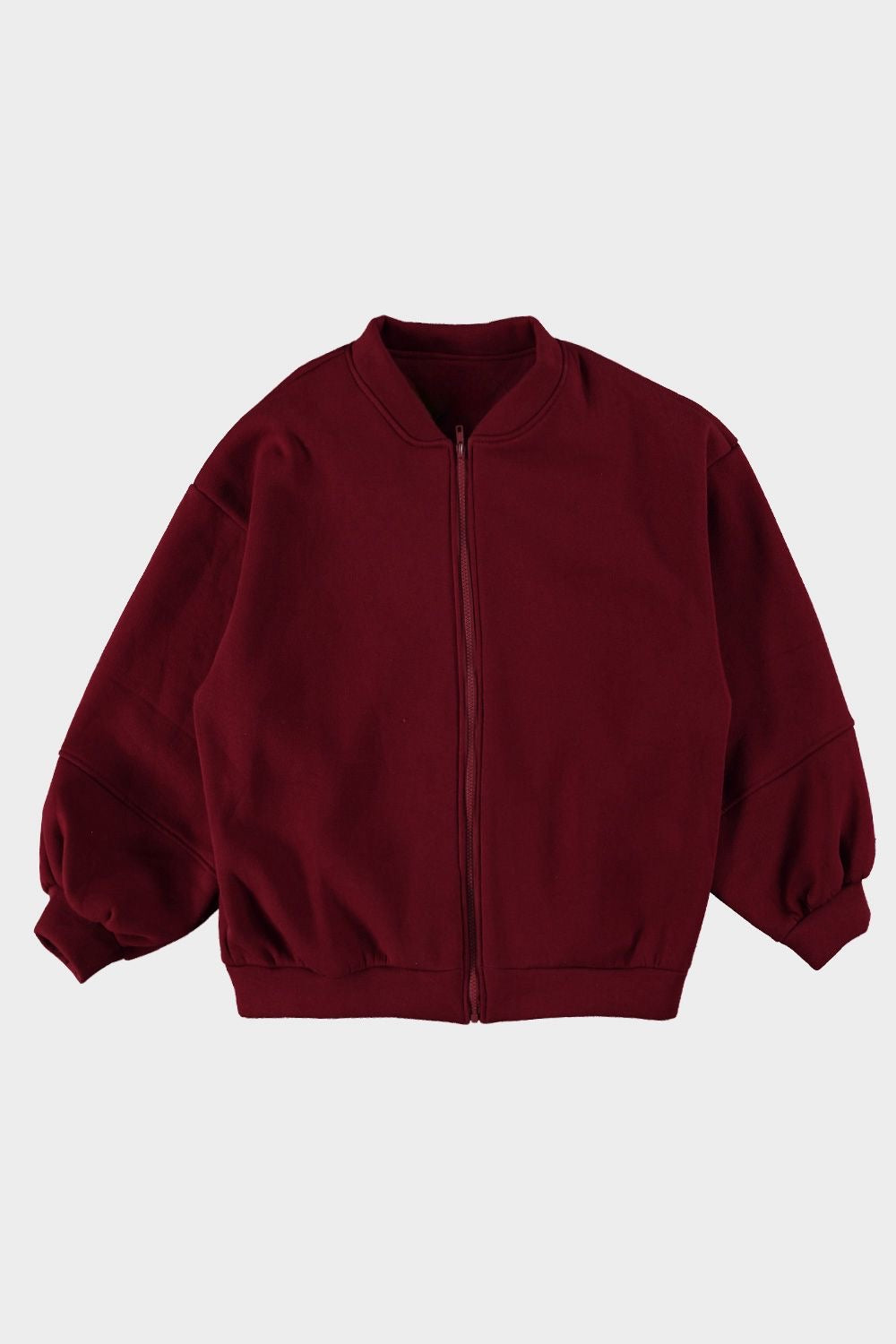 LOVE BOMBER VEST| BORDEAUX ROOD