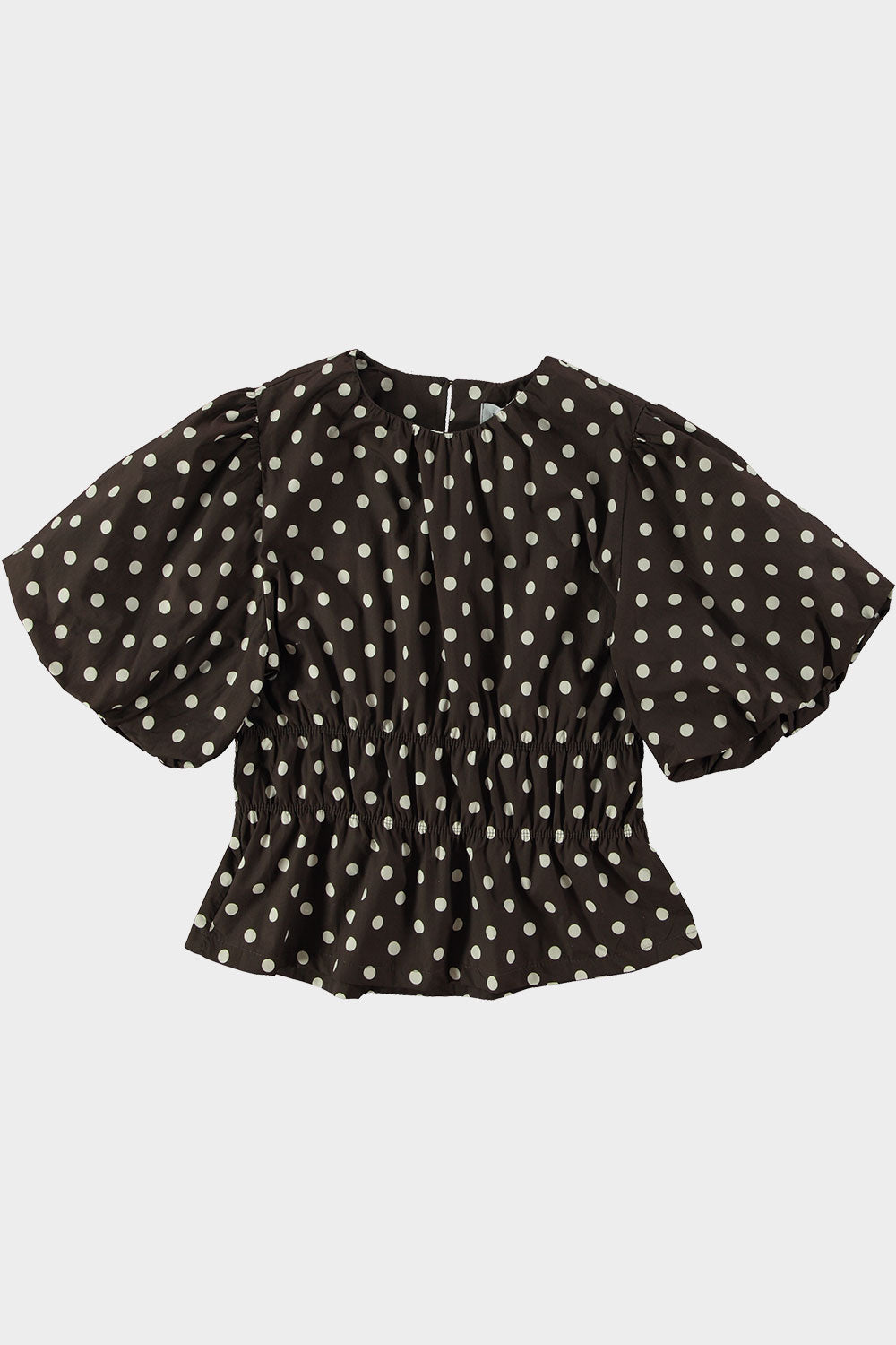 PENELOPE DOTS TOP BROWN