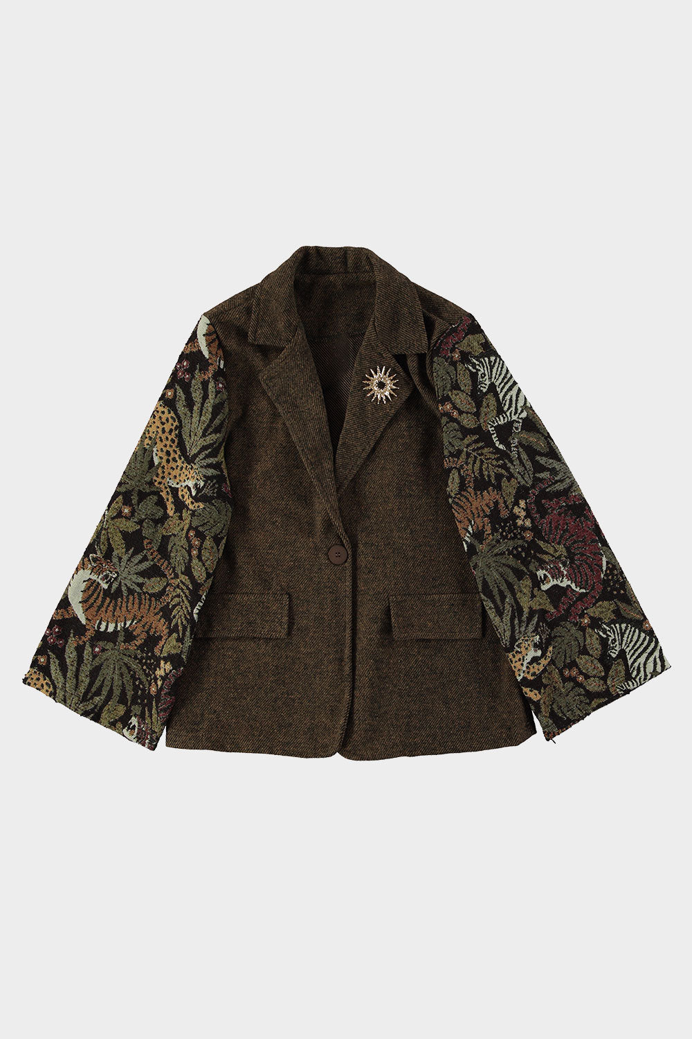 JUNGLE BROWN MUSTHAVE BLAZER