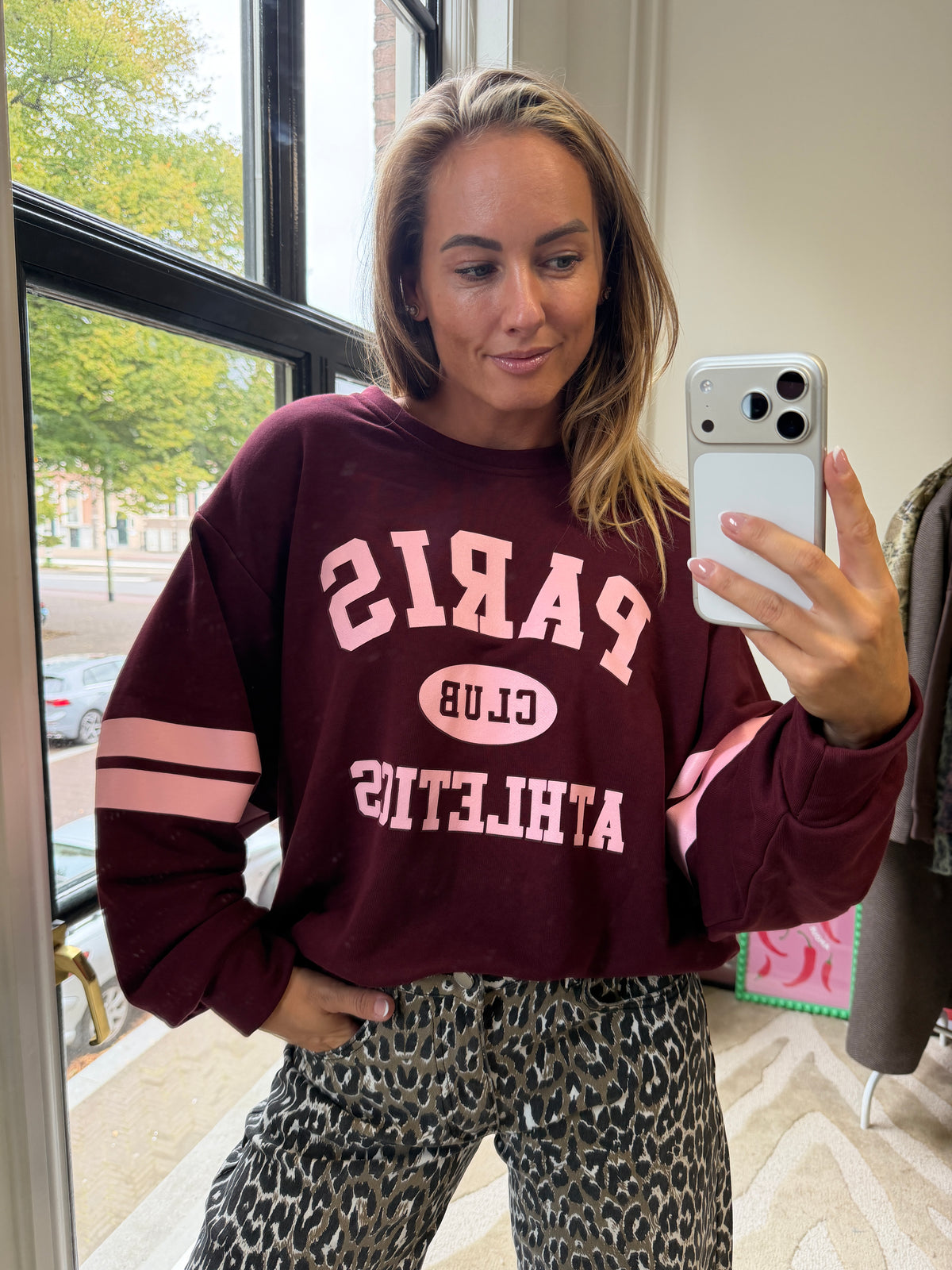 LOUA PARIS SWEATER BURGUNDY