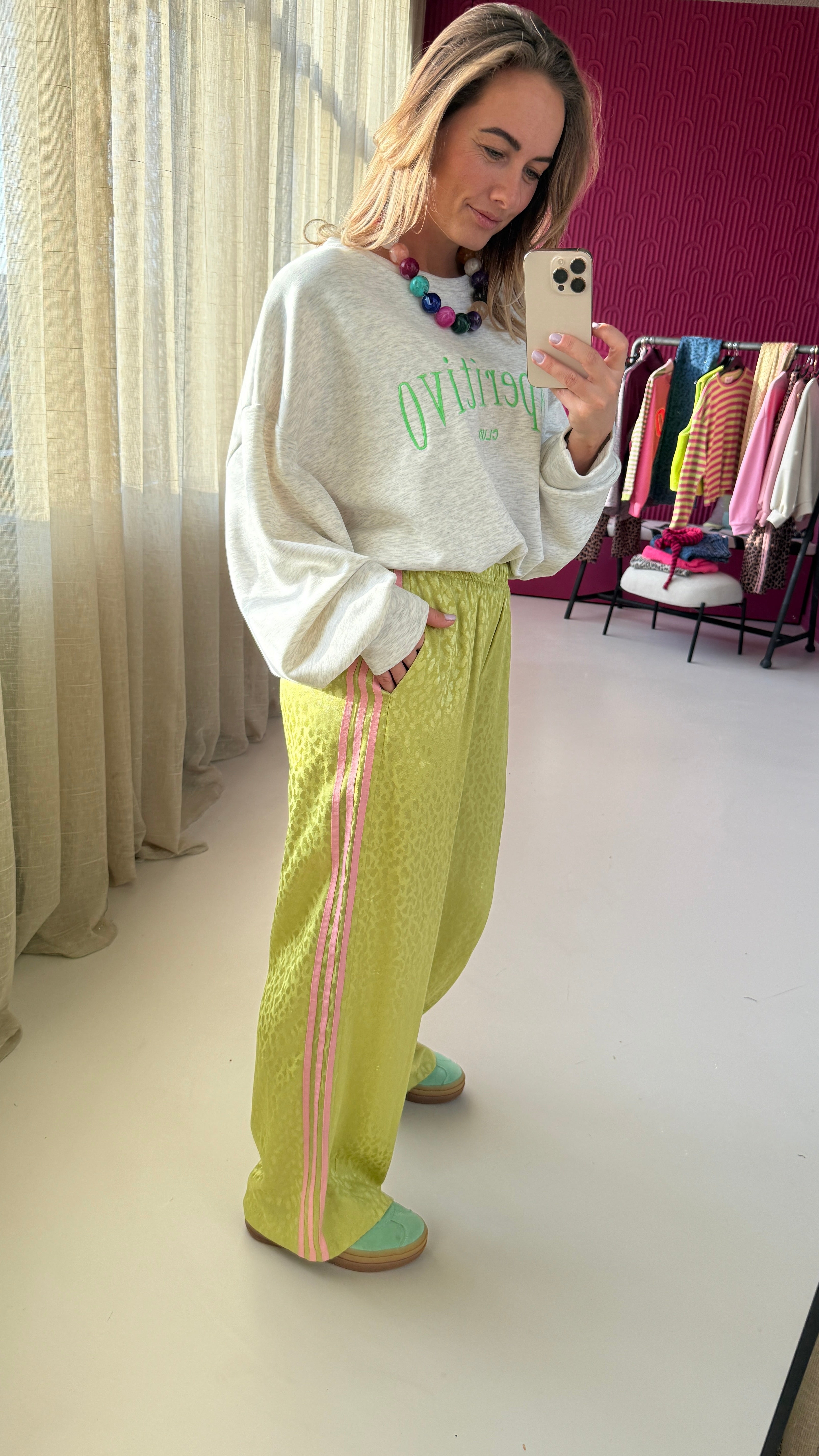 GRIJZE APERETIVO SWEATER