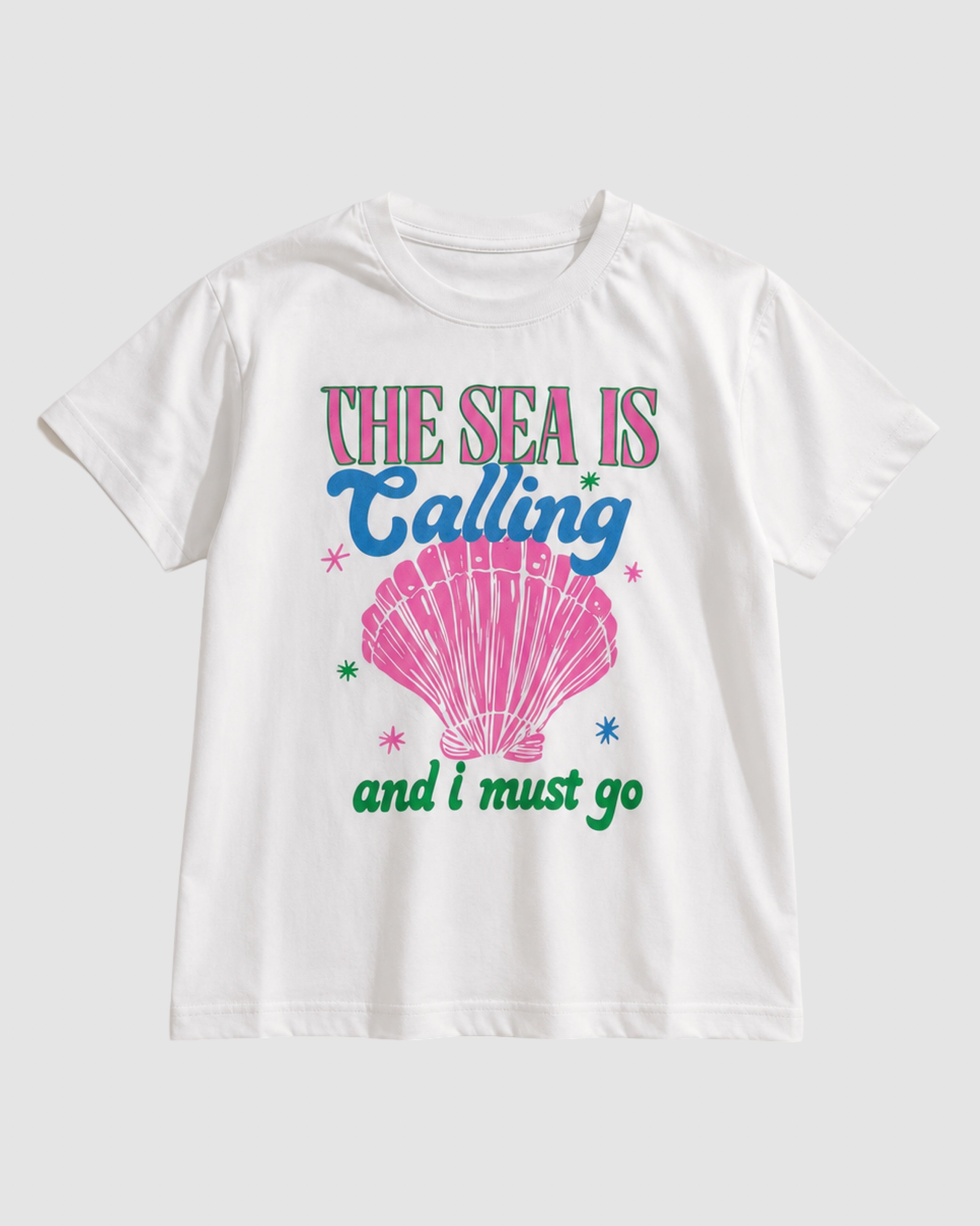 MUSTHAVE SHIRT WIT “ THE SEA”