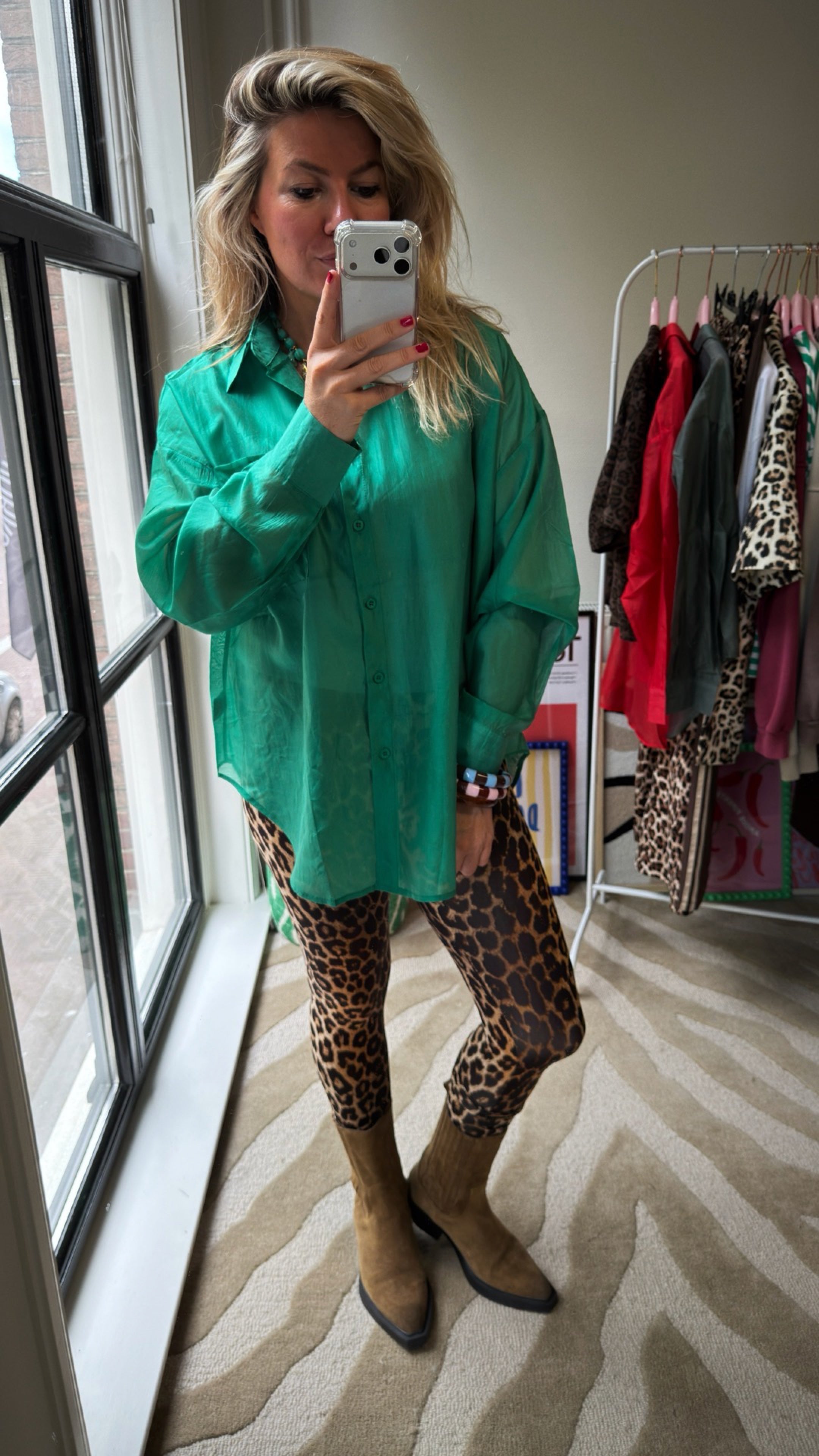 SUZY BLOUSE GUCCI GROEN
