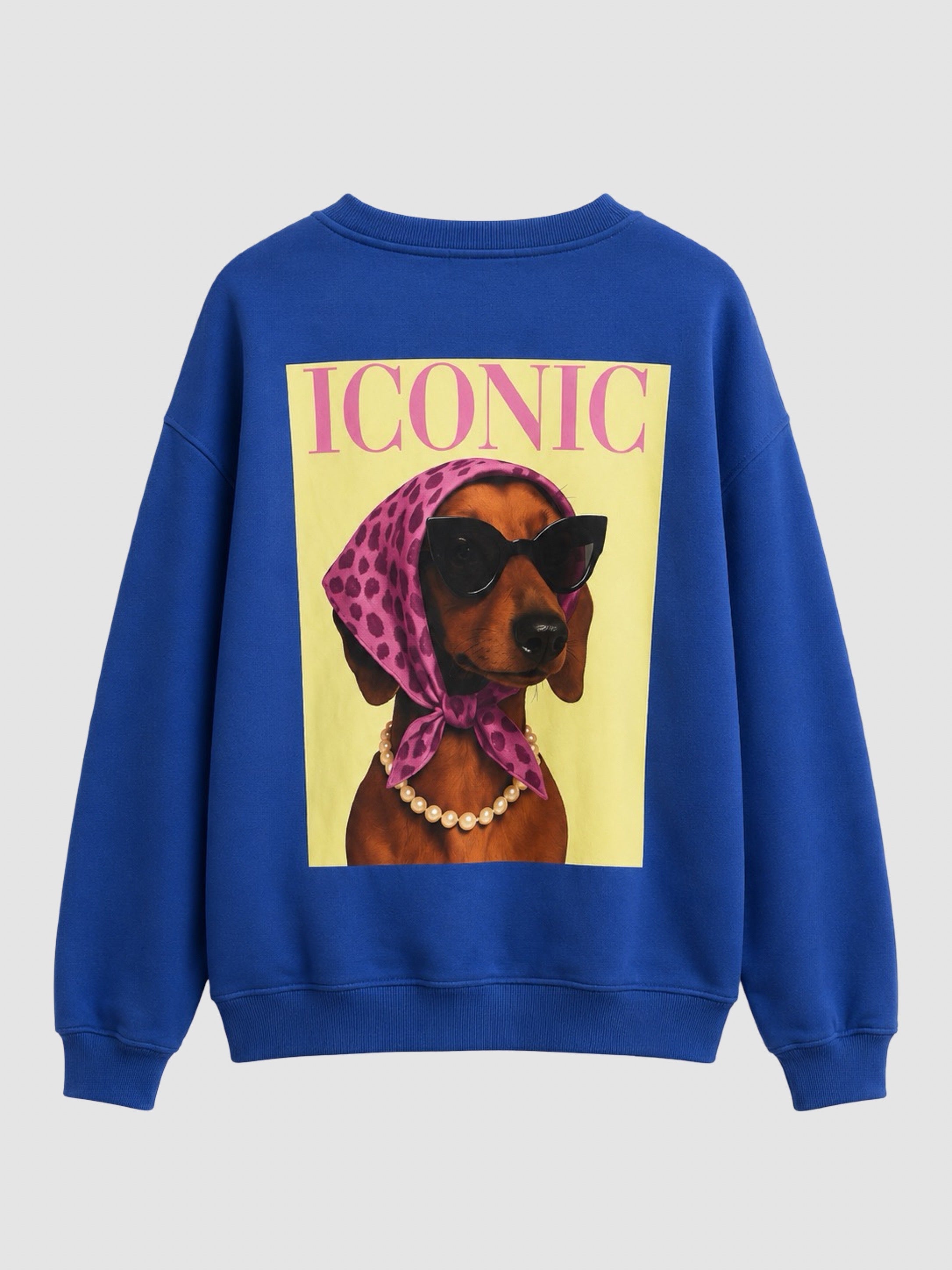 TECKEL SWEATER KOBALT BLAUW