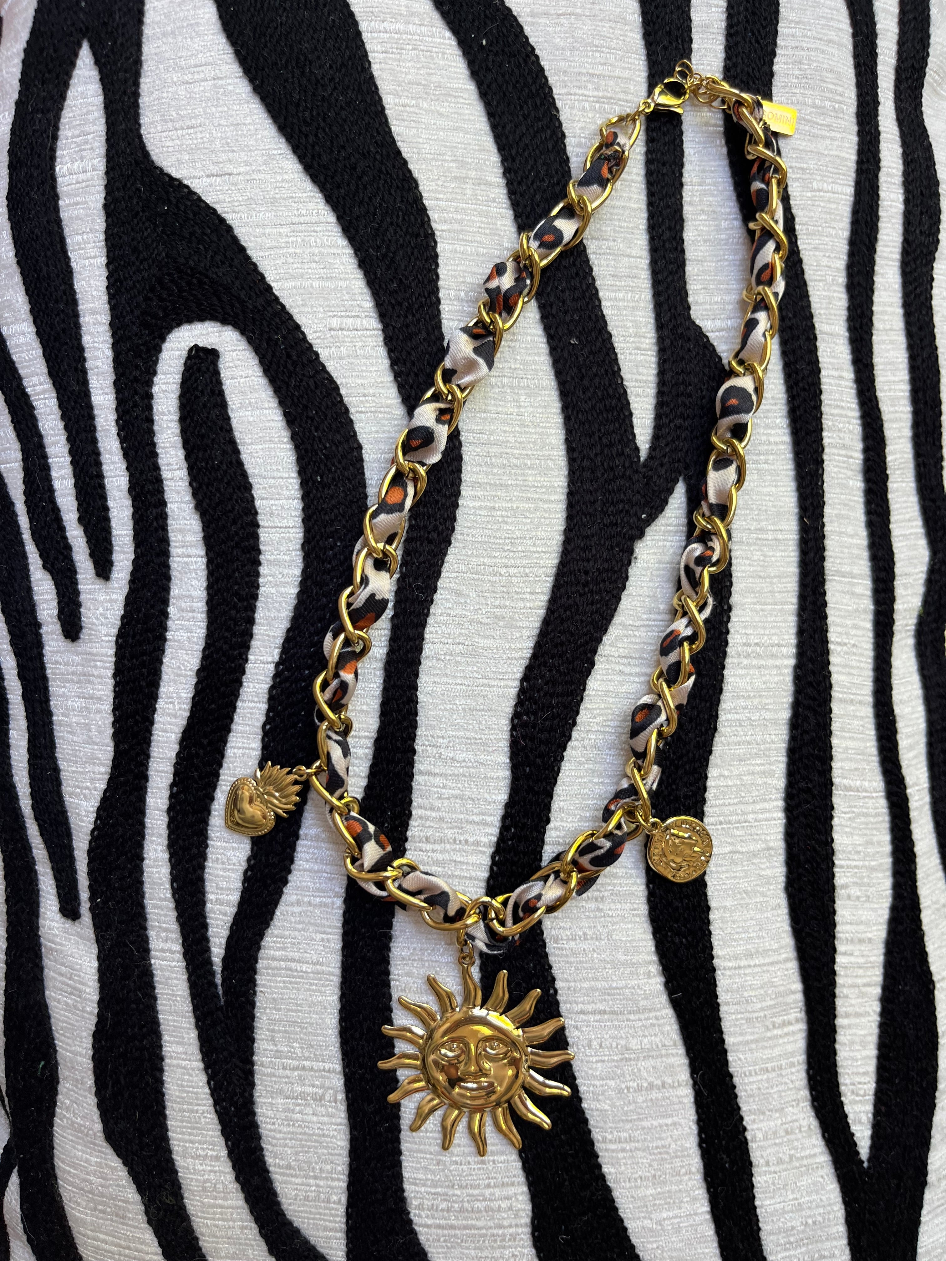 GOLDEN LEO SUN NECKLACE