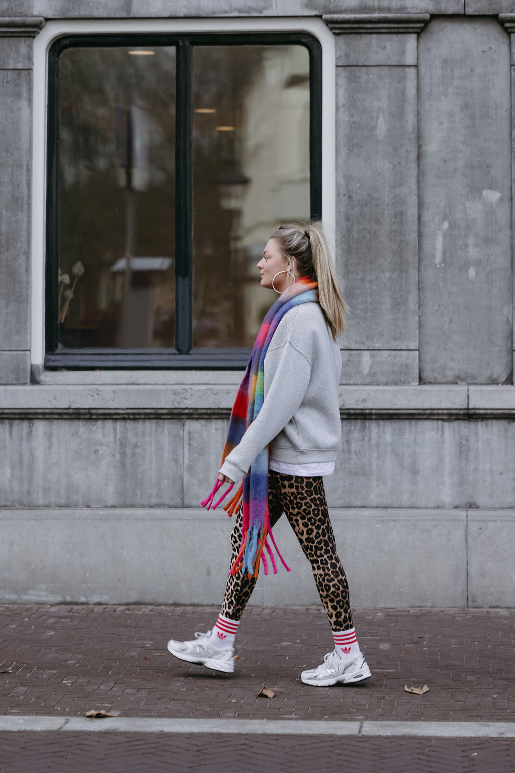 MUSTHAVE GERUITE SJAAL MULTI COLOR