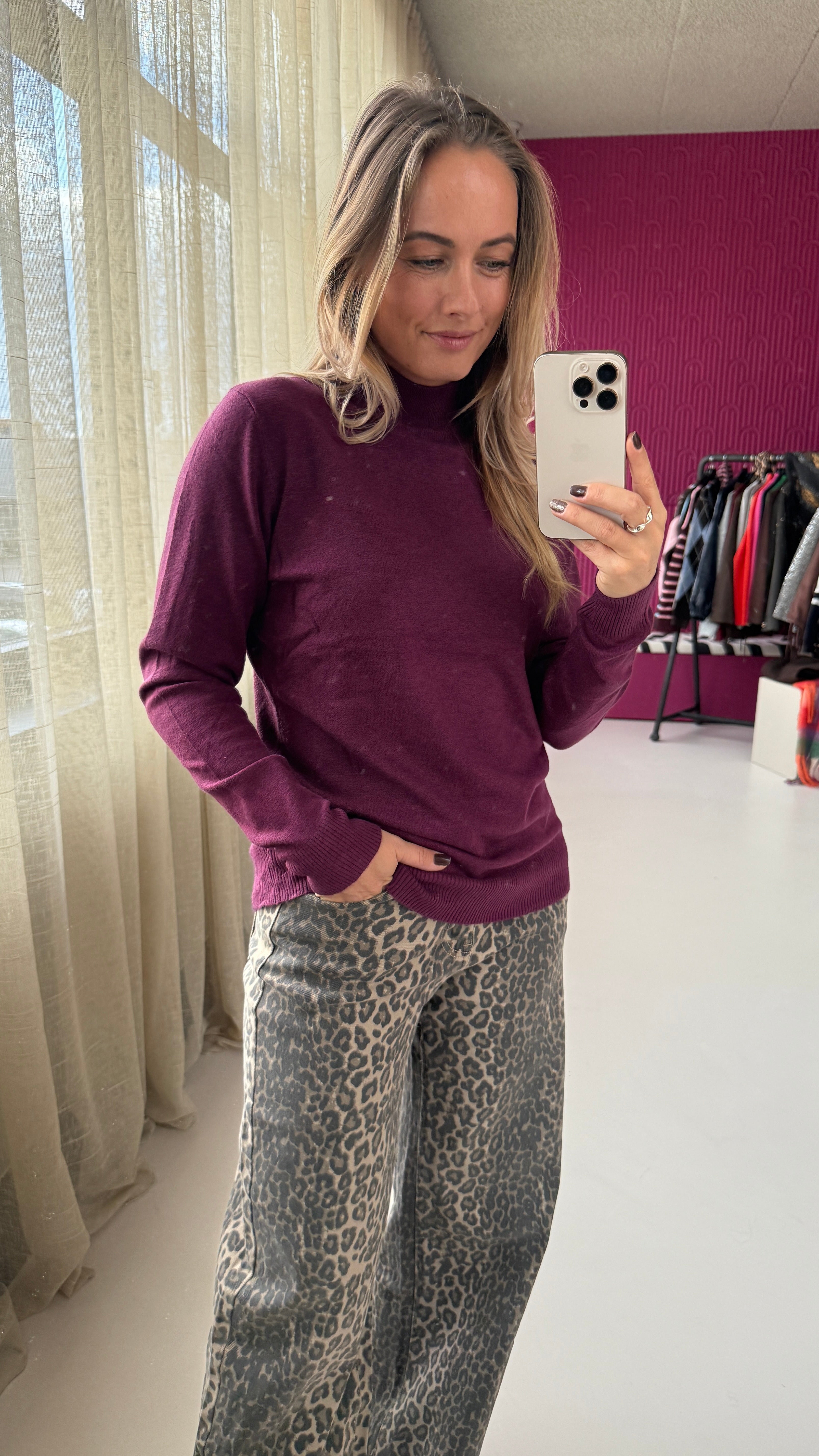 OLIVIA KOLLETJE AUBERGINE