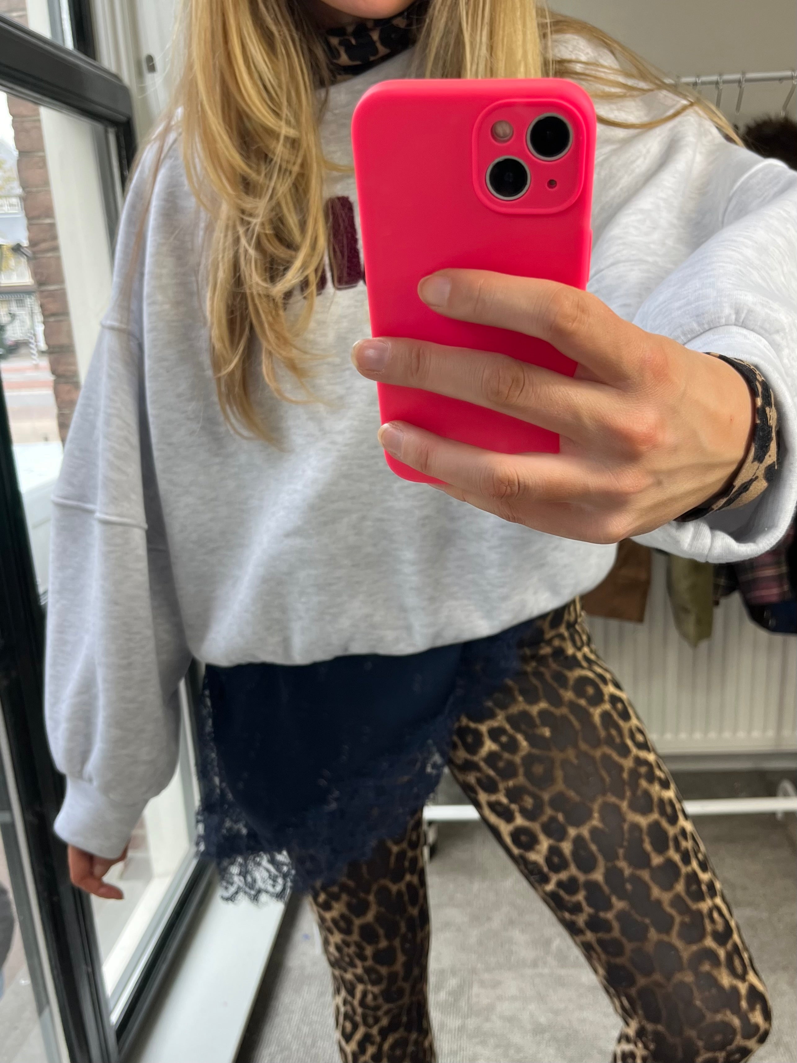 DONKERBLAUW SHIRT MET KANT
