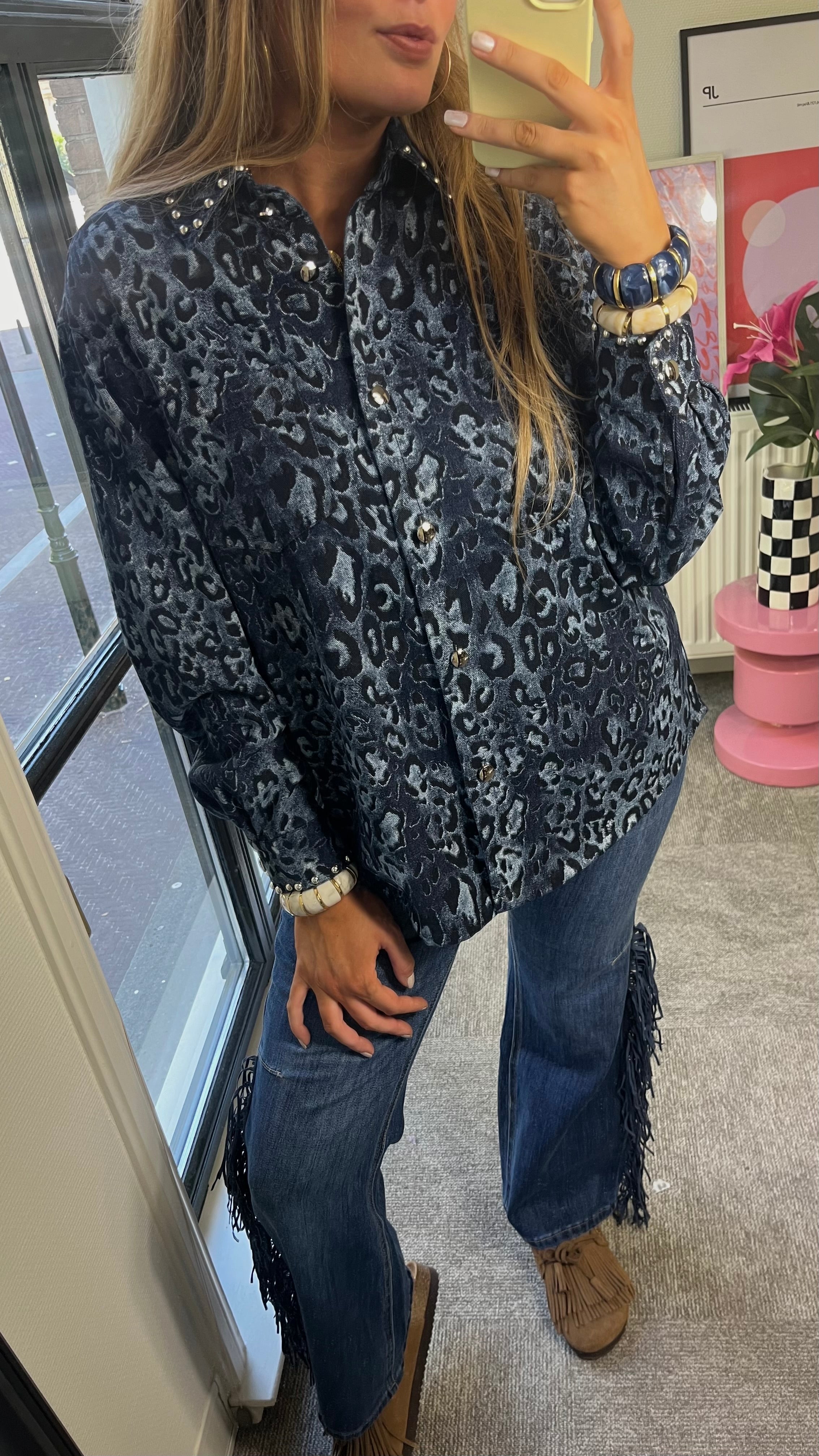 JEANS MET FRANJES