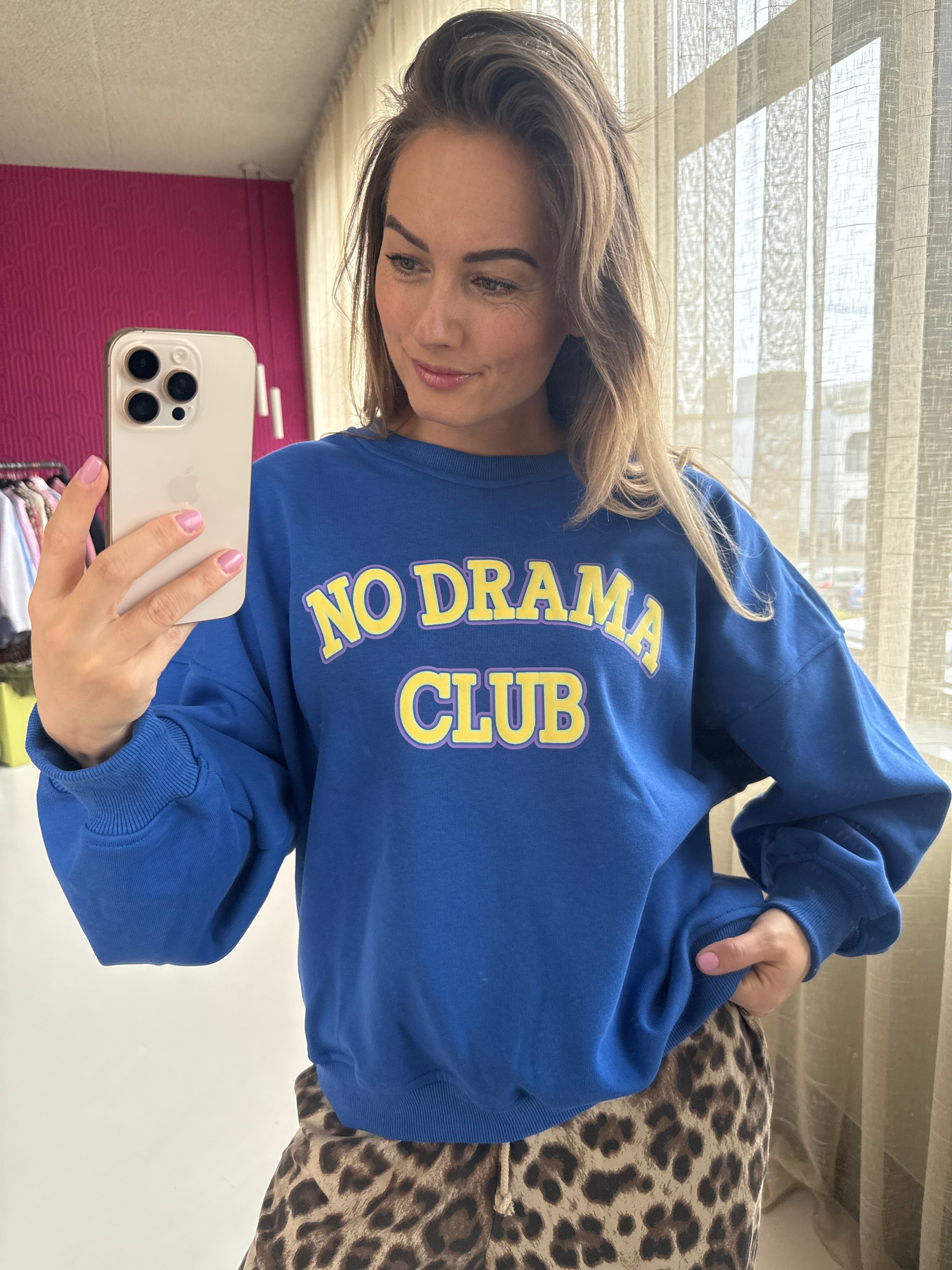 KOBALT BLAUWE SWEATER