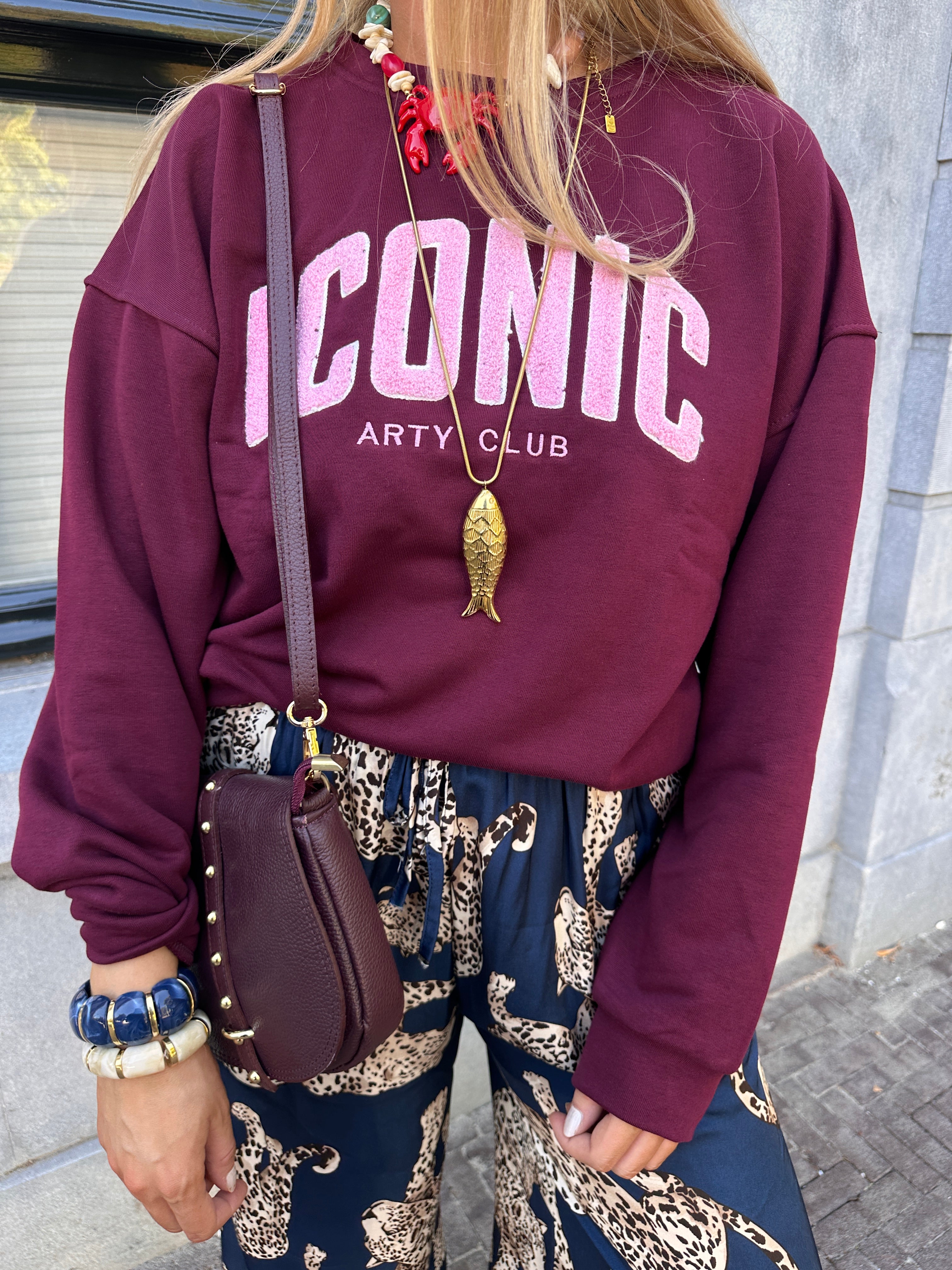 BURGUNDY BAG