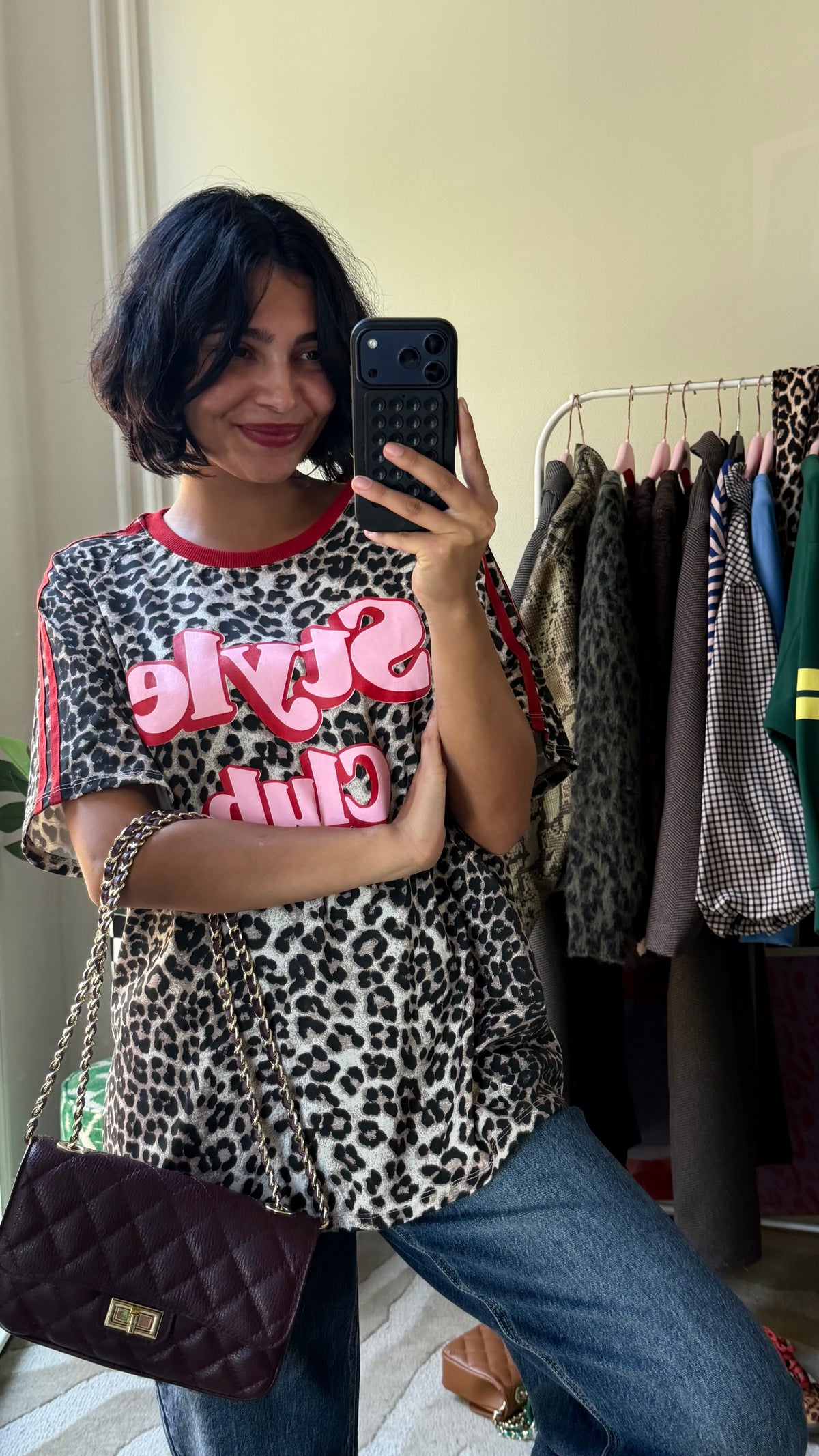 MUSTHAVE PANTER SHIRT MET ROOD
