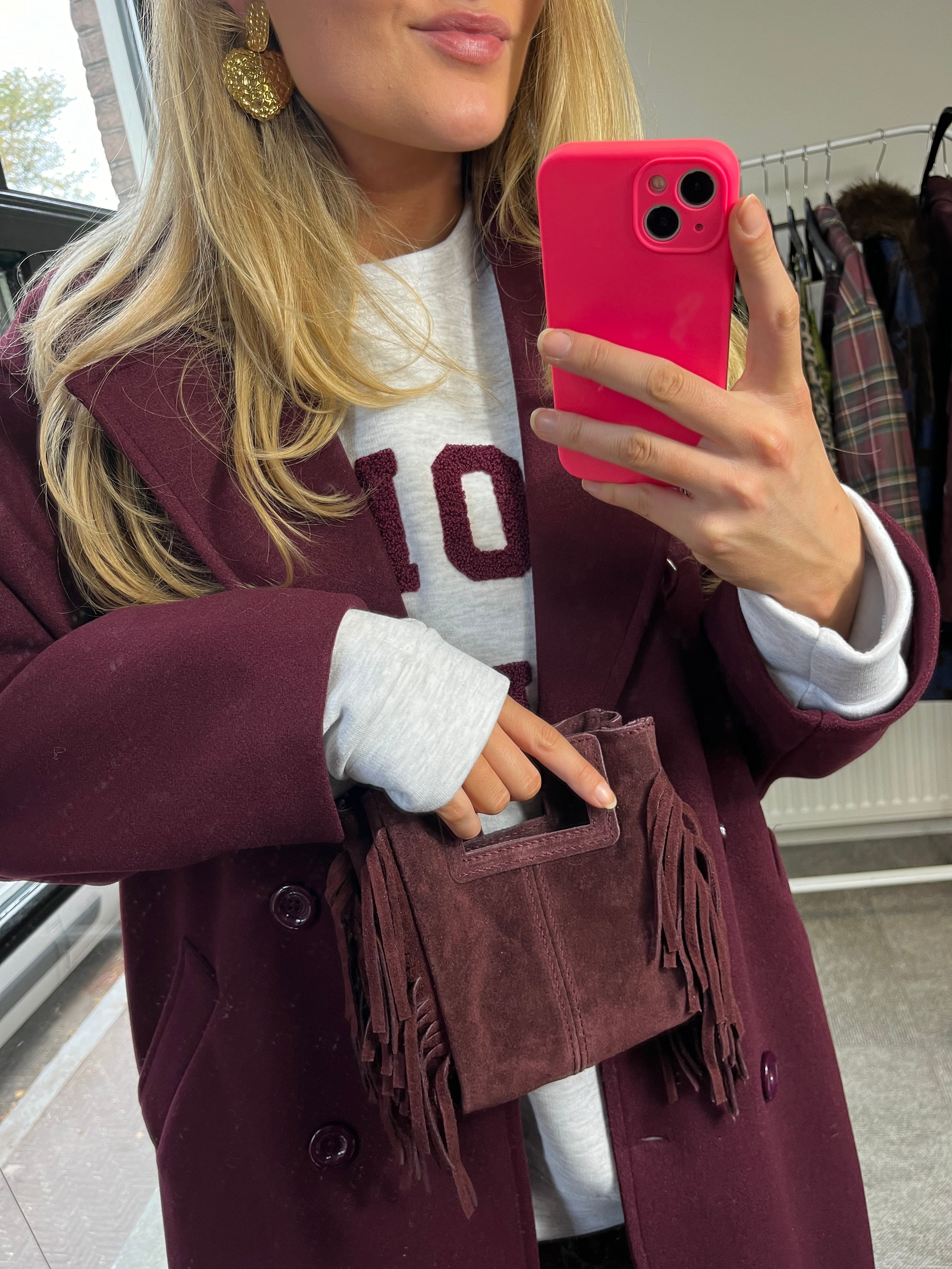 LISA TAS 5 BURGUNDY