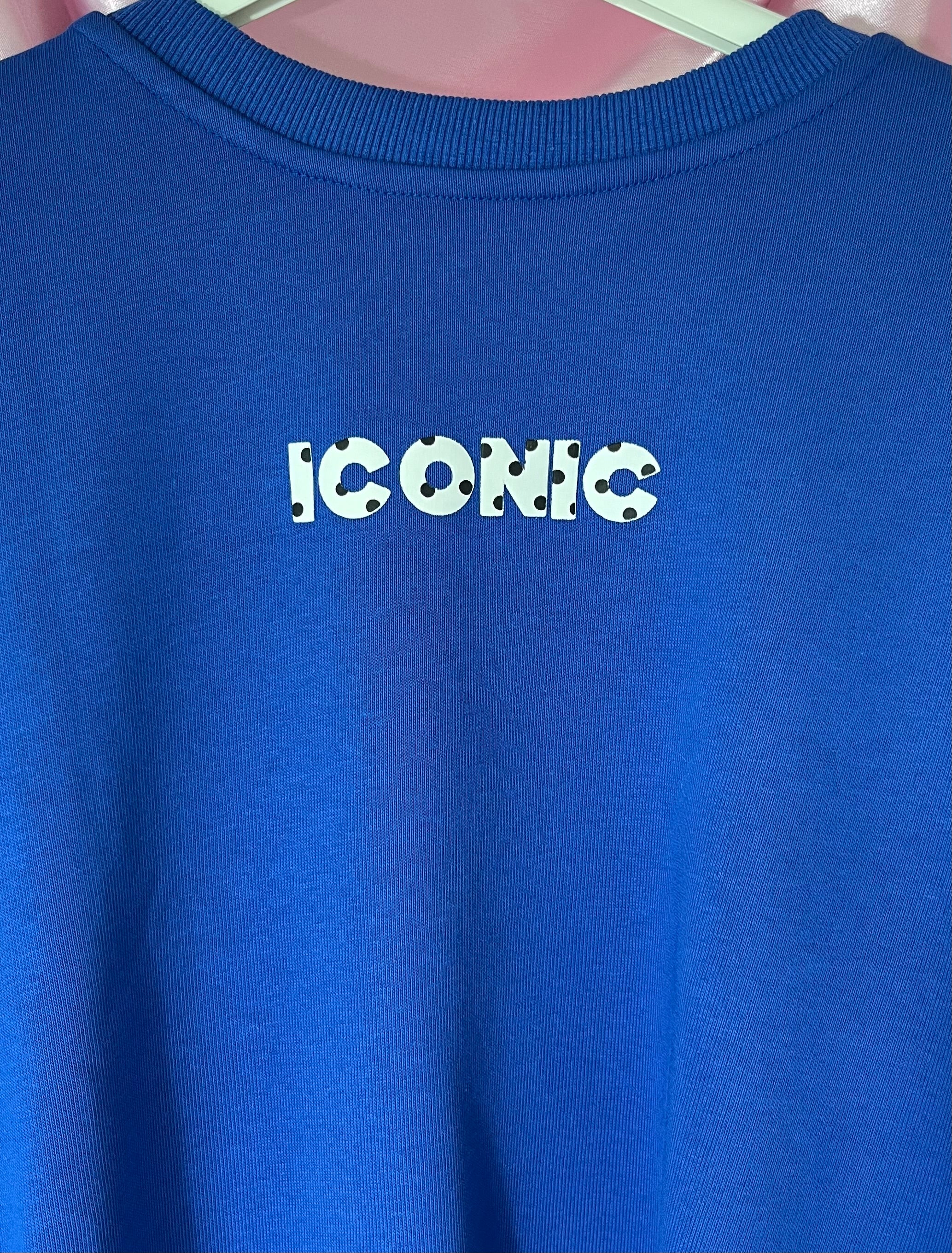 FREDERIEK SWEATER ICONIC DOTS BLUE