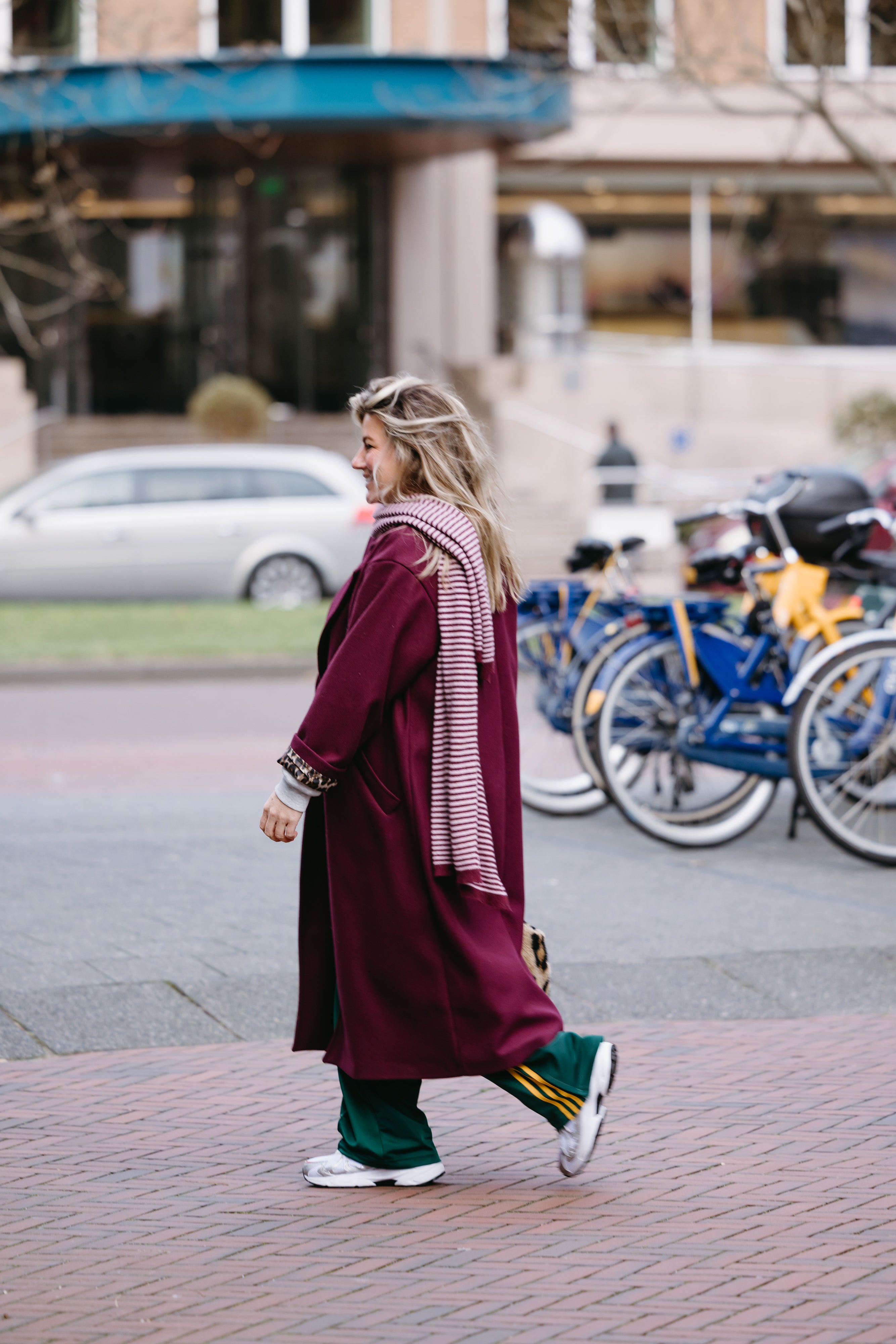 CASHMERE STREEPJES SJAAL