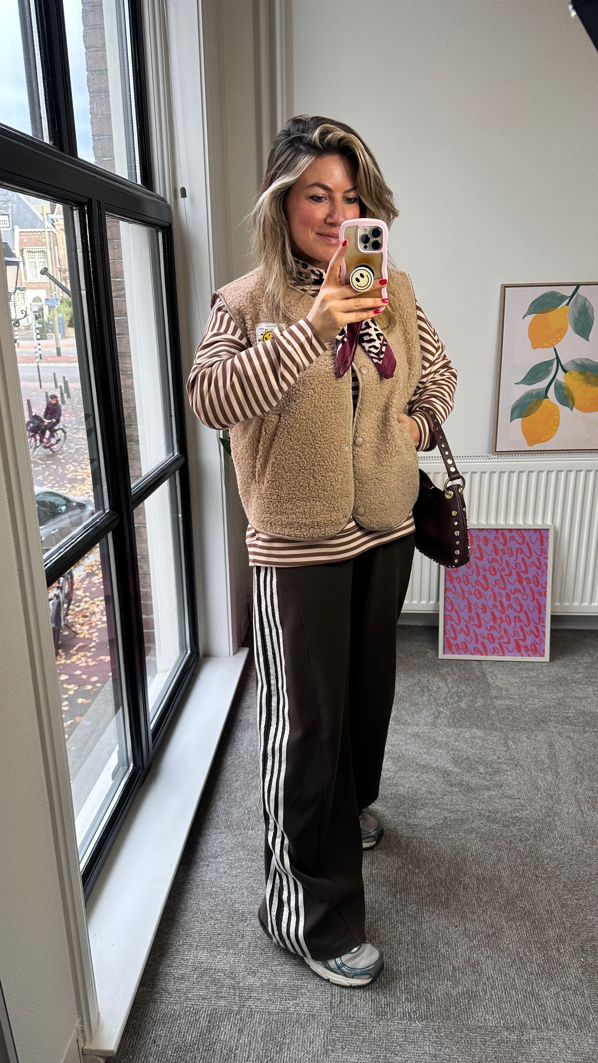 MUSTHAVE TEDDY GILET BEIGE